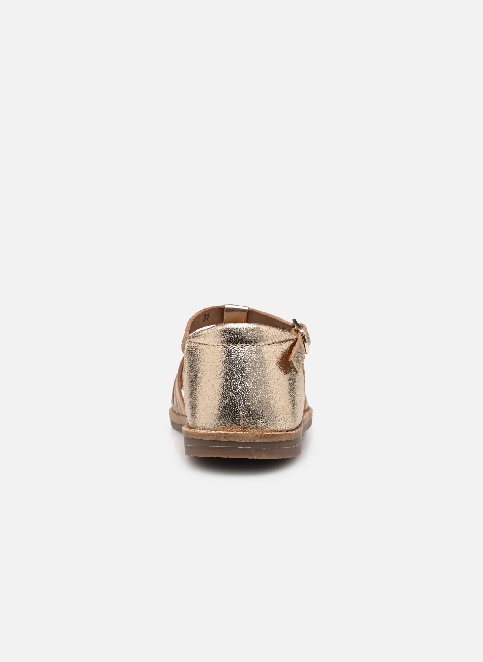 Sandalen KERINA meisjes goud en brons Rose et Martin Sandalen KERINA meisjes goud en brons Gold