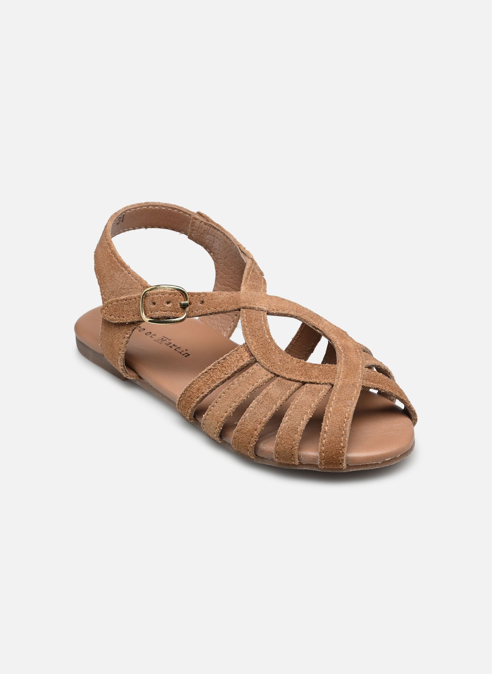 Sandalen KAVINDRI mädchen braun Rose et Martin Sandalen KAVINDRI mädchen braun DK COGNAC