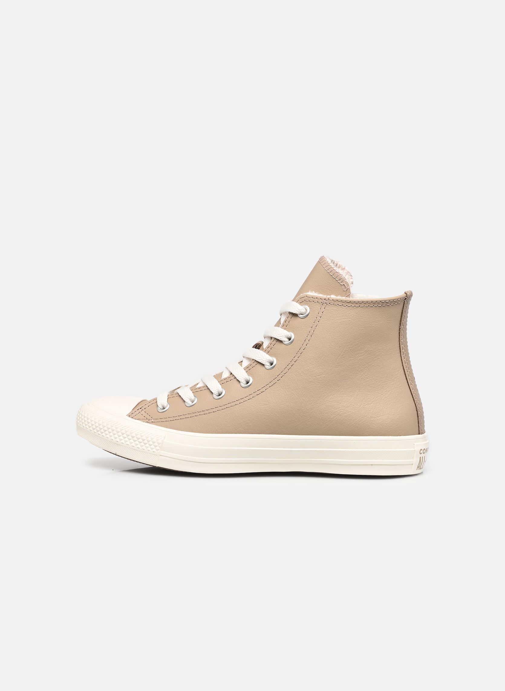 Sneaker Chuck Taylor All Star Leather + Fuzzy-Li braun Converse Sneaker Chuck Taylor All Star Leather + Fuzzy-Li braun Vintage Cargo/Egret/Egret