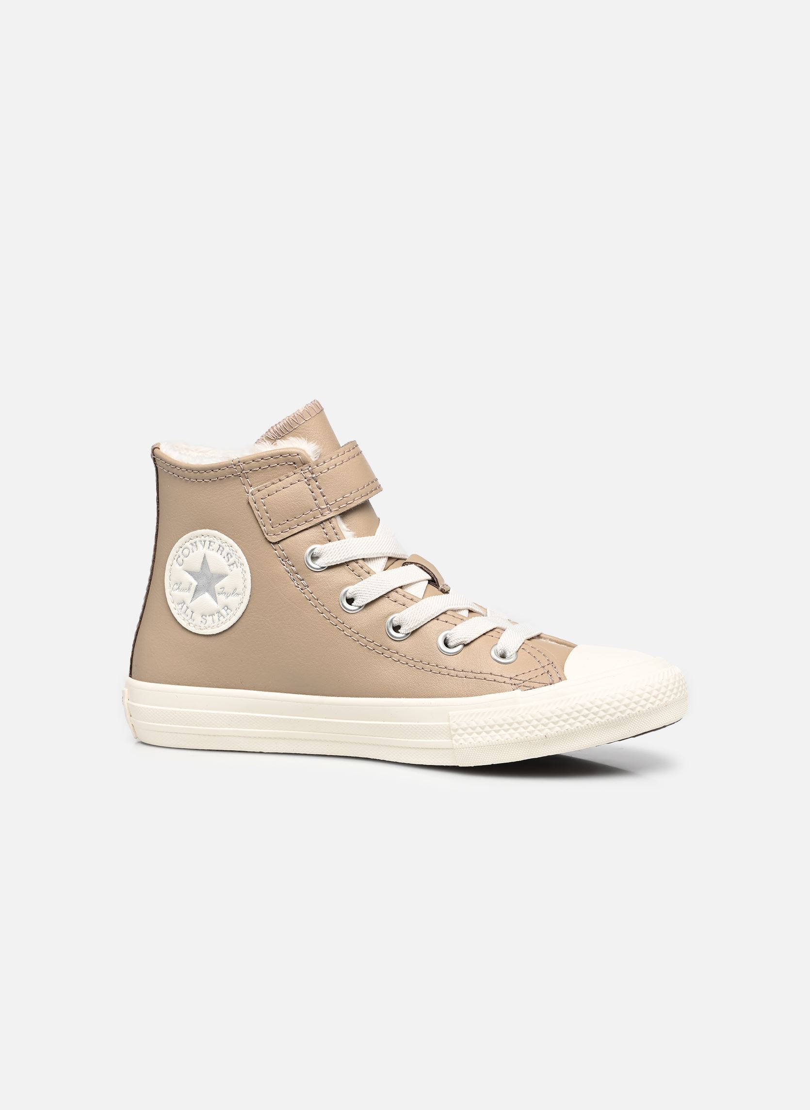 Sneakers Chuck Taylor All Star Leather + Fuzzy-Li bruin Converse Sneakers Chuck Taylor All Star Leather + Fuzzy-Li bruin Vintage Cargo/Egret/Egret