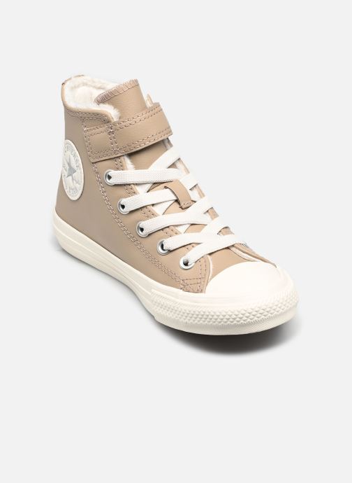Converse Sneakers Chuck Taylor All Star Leather + Fuzzy-Li bruin