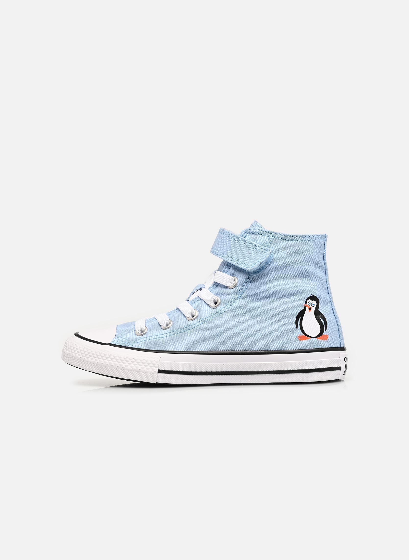 Baskets hautes Chuck Taylor All Star Penguin Easy On Hi bleu Converse Baskets hautes Chuck Taylor All Star Penguin Easy On Hi bleu Blue It/Black/White