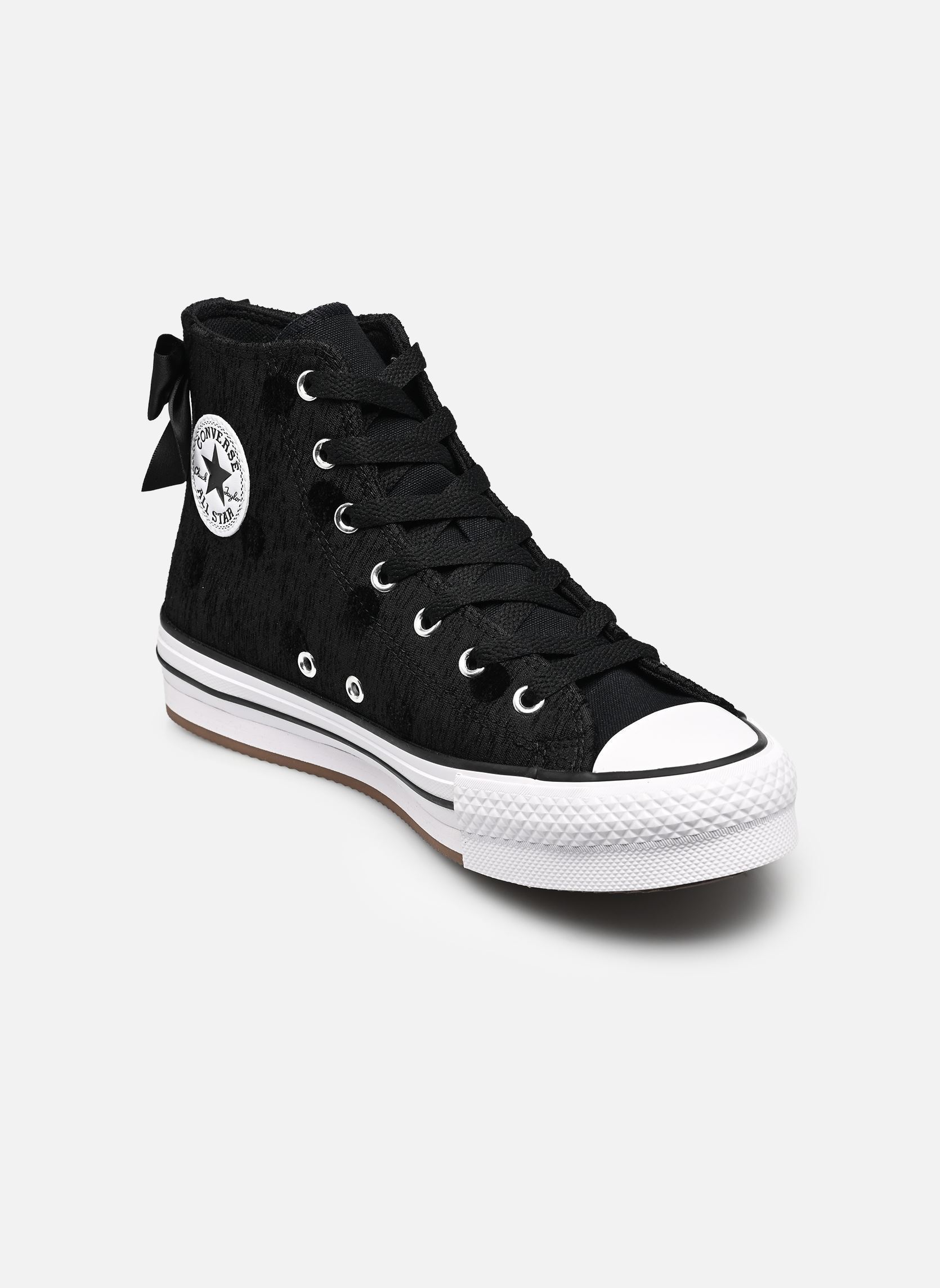 Chuck Taylor All Star Lift Platform Polka Dot & Bow