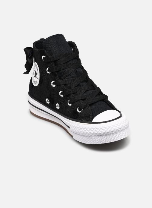 Converse Baskets hautes Chuck Taylor All Star Lift Bow Platform fille noir