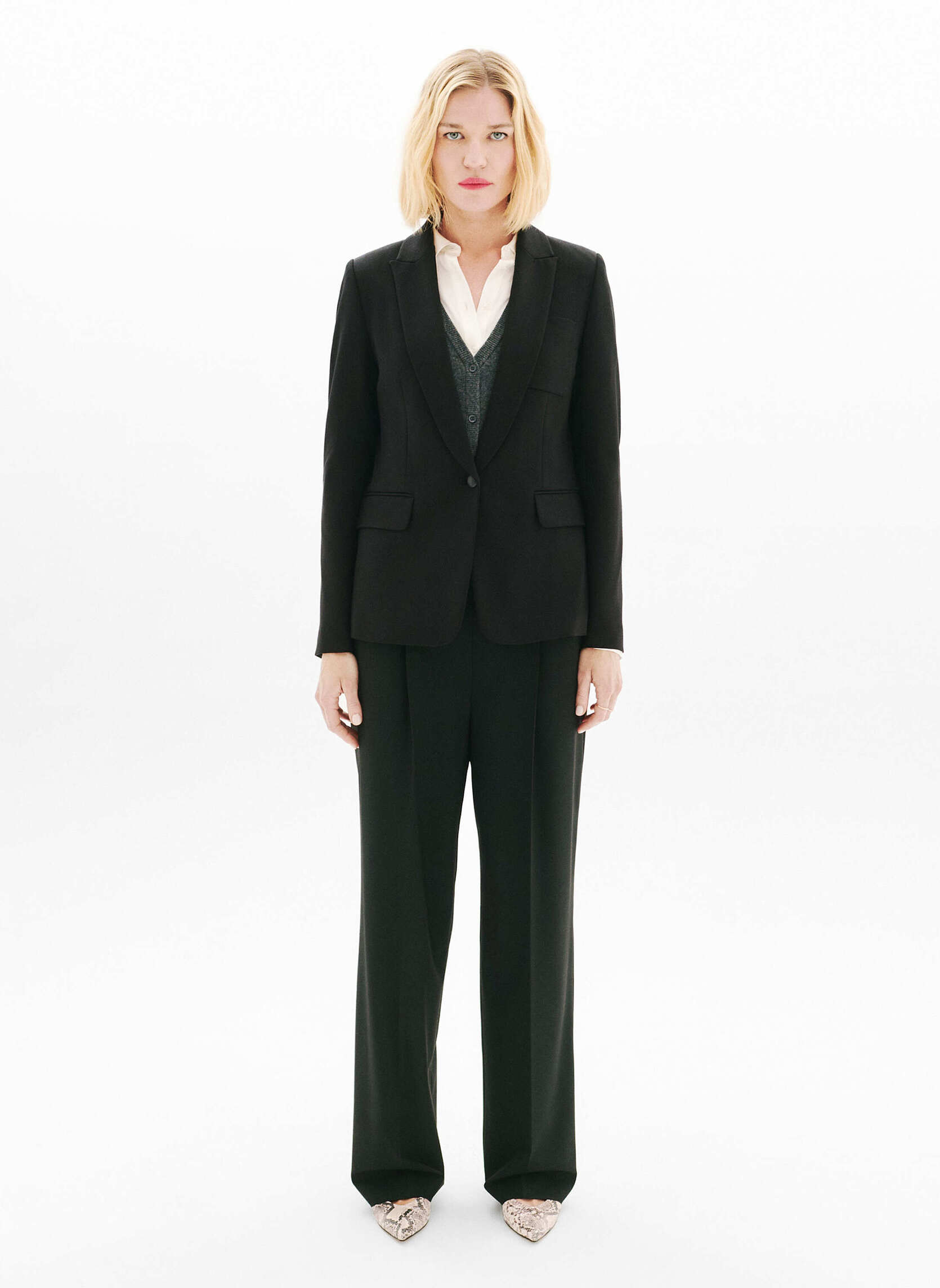 Vestes de costume 252V-VAUROREMIL femme noir Caroll Vestes de costume 252V-VAUROREMIL femme noir Noir
