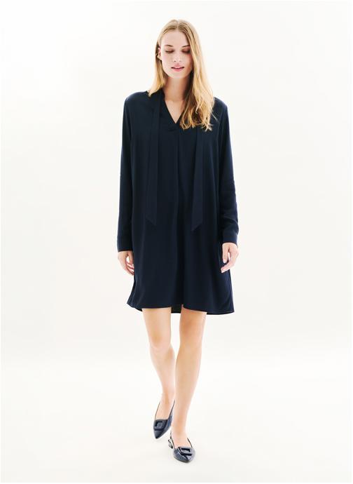 Caroll Robes 252R-ROMETTE femme bleu