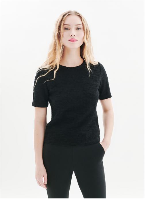 Caroll Tee-shirts 252T-TDAPHNE femme noir