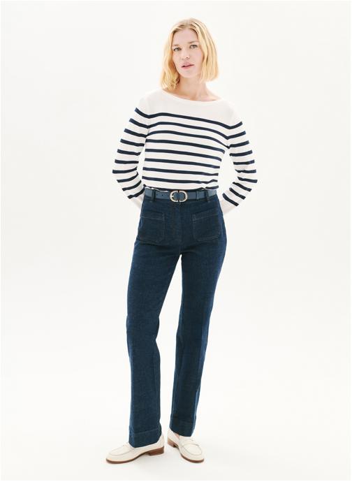 Caroll Jeans droit 252P-PELLEYDENIM2 femme bleu
