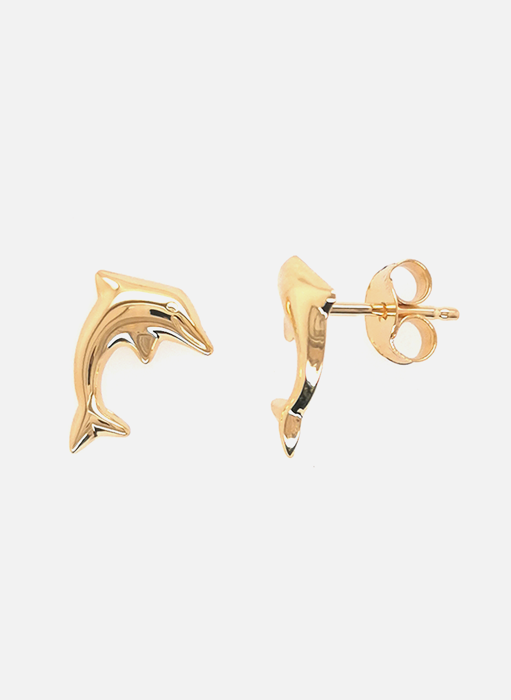 Boucles D'oreilles Médicales STUDEX Dauphin 5mm - Acier Chirurgical Antiallergique, Sans Nickel - Neuf