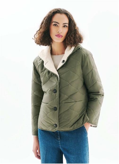Caroll Doudounes 252G-GOLGIEN femme vert