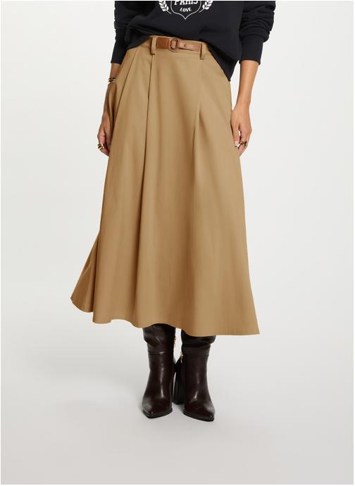 Morgan Jupes mi-longues 252-JOKER.F femme beige