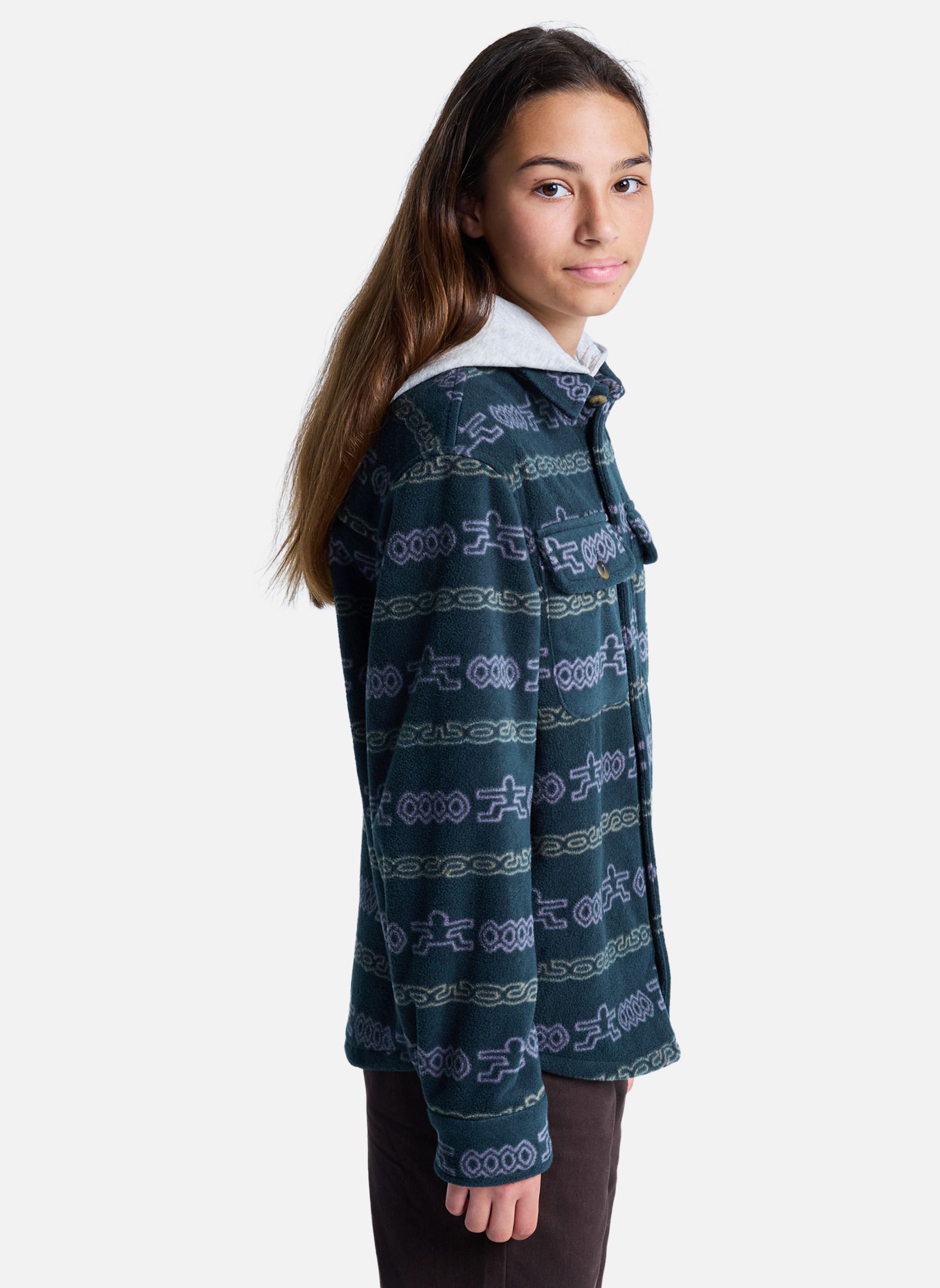 Blousons Surchemise POLAR HOODED OVERSHIRT Y garçon bleu Element Blousons Surchemise POLAR HOODED OVERSHIRT Y garçon bleu Bleu