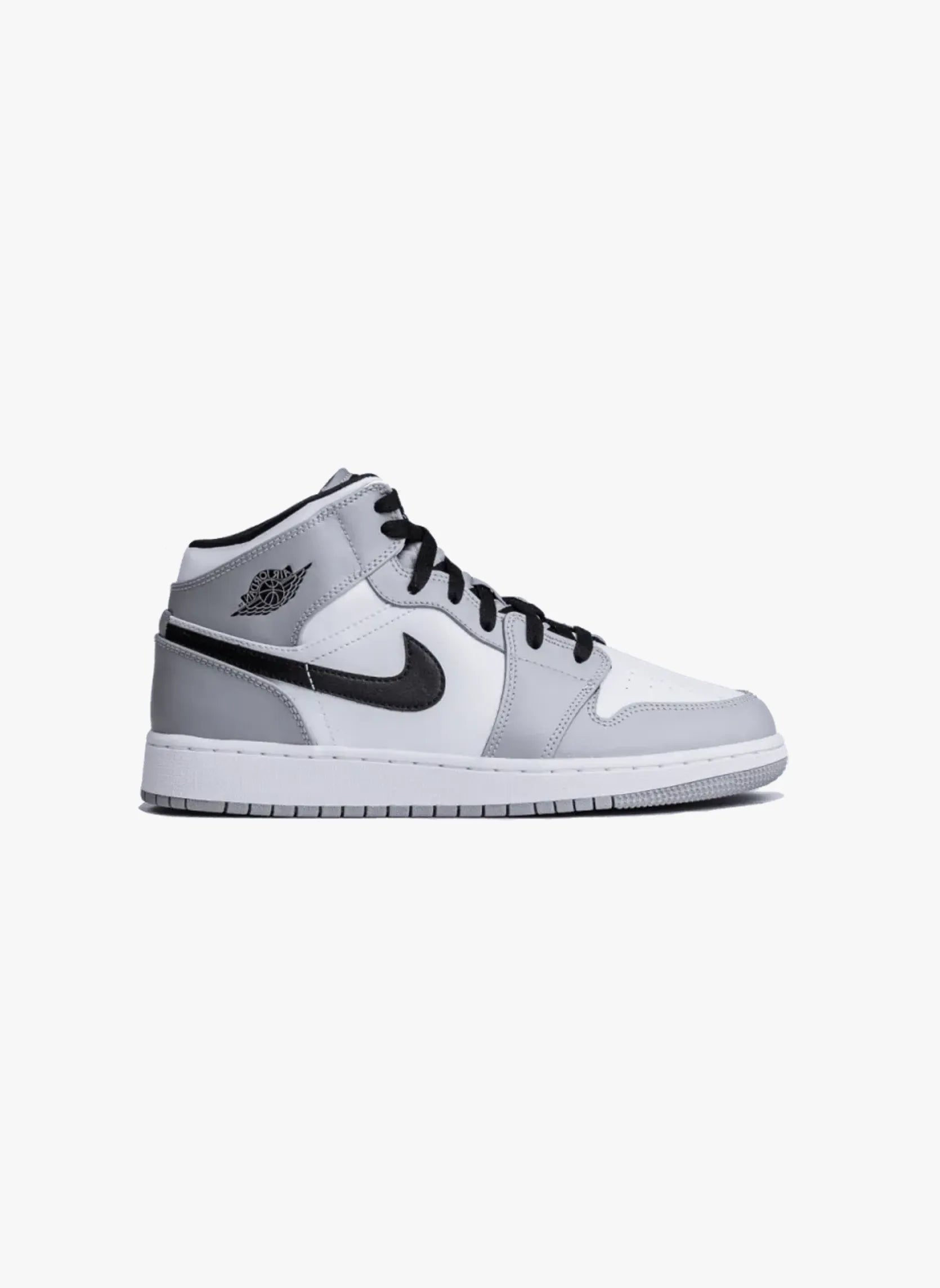 Baskets 1 Mid Light Smoke Grey femme gris Air Jordan Baskets 1 Mid Light Smoke Grey femme gris grey