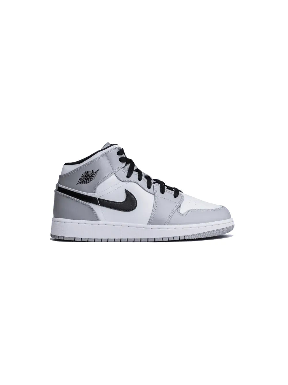 Baskets 1 Mid Light Smoke Grey femme gris Air Jordan Baskets 1 Mid Light Smoke Grey femme gris grey