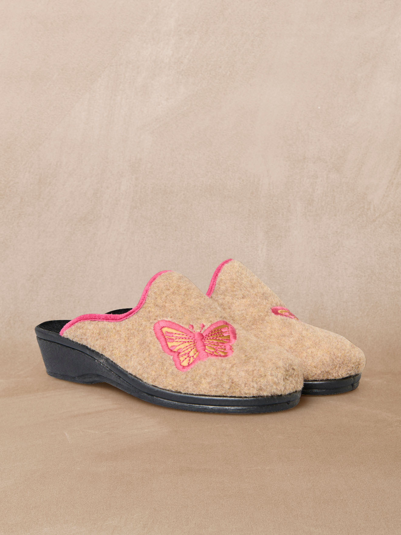 Chaussons MULES femme beige Pediconfort Chaussons MULES femme beige Beige