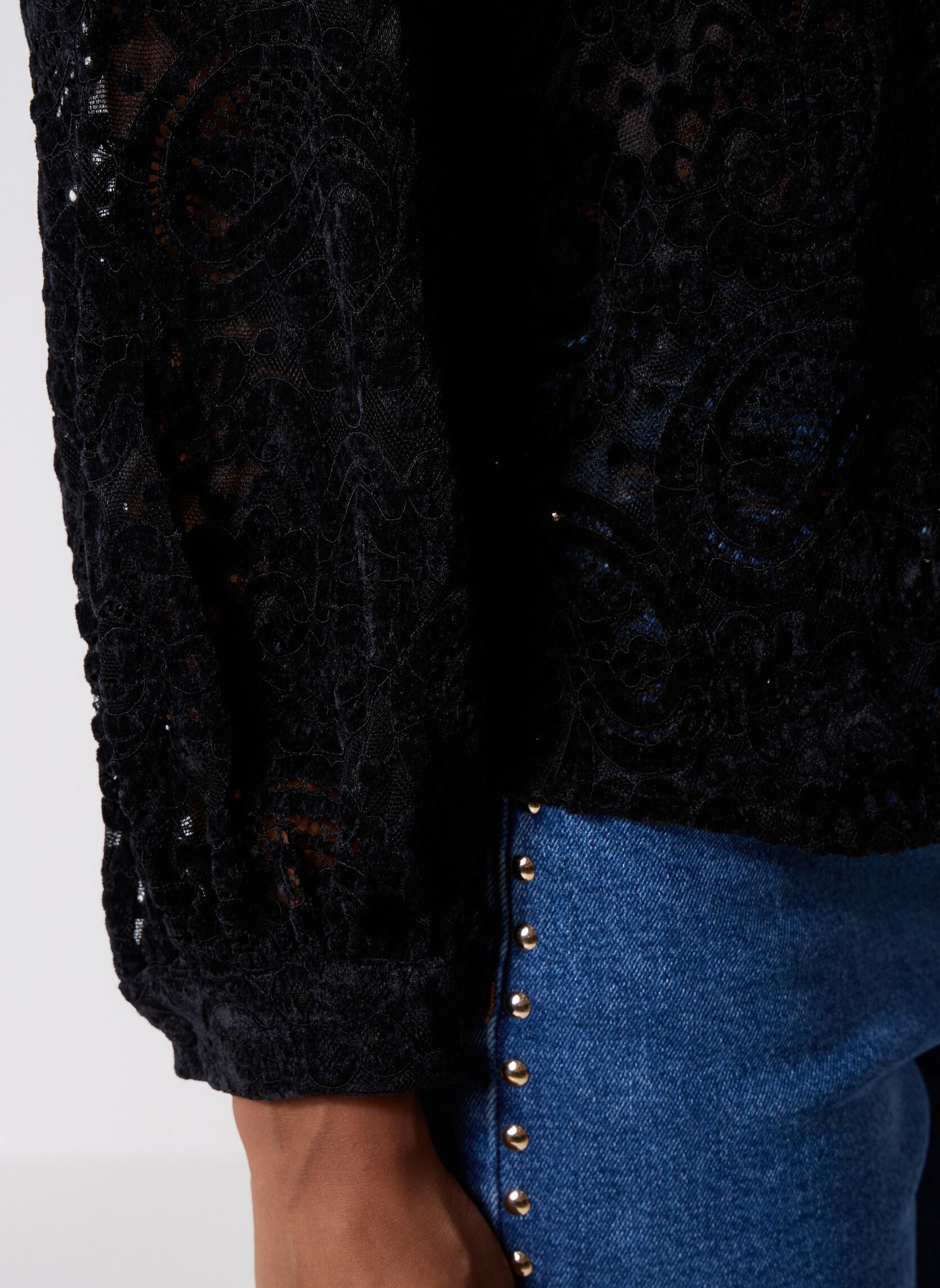 Langarm-Blusen Bolentia damen schwarz La Petite Etoile Langarm-Blusen Bolentia damen schwarz 00-NOIR