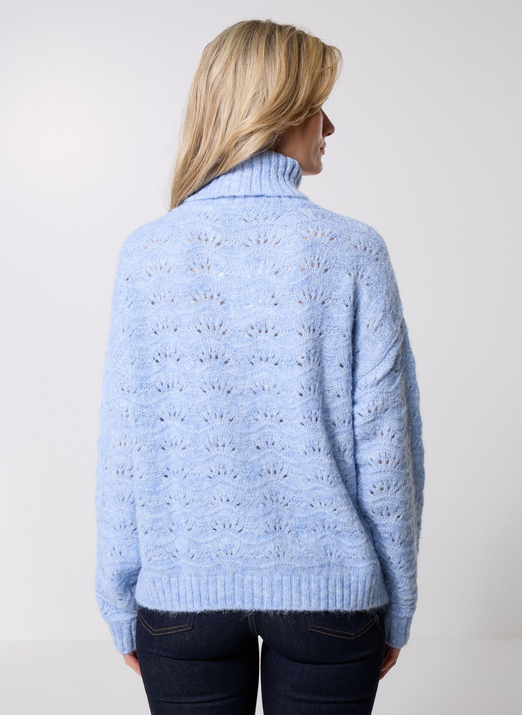 Pulls Madison femme bleu La Petite Etoile Pulls Madison femme bleu 21-Bleu Ciel