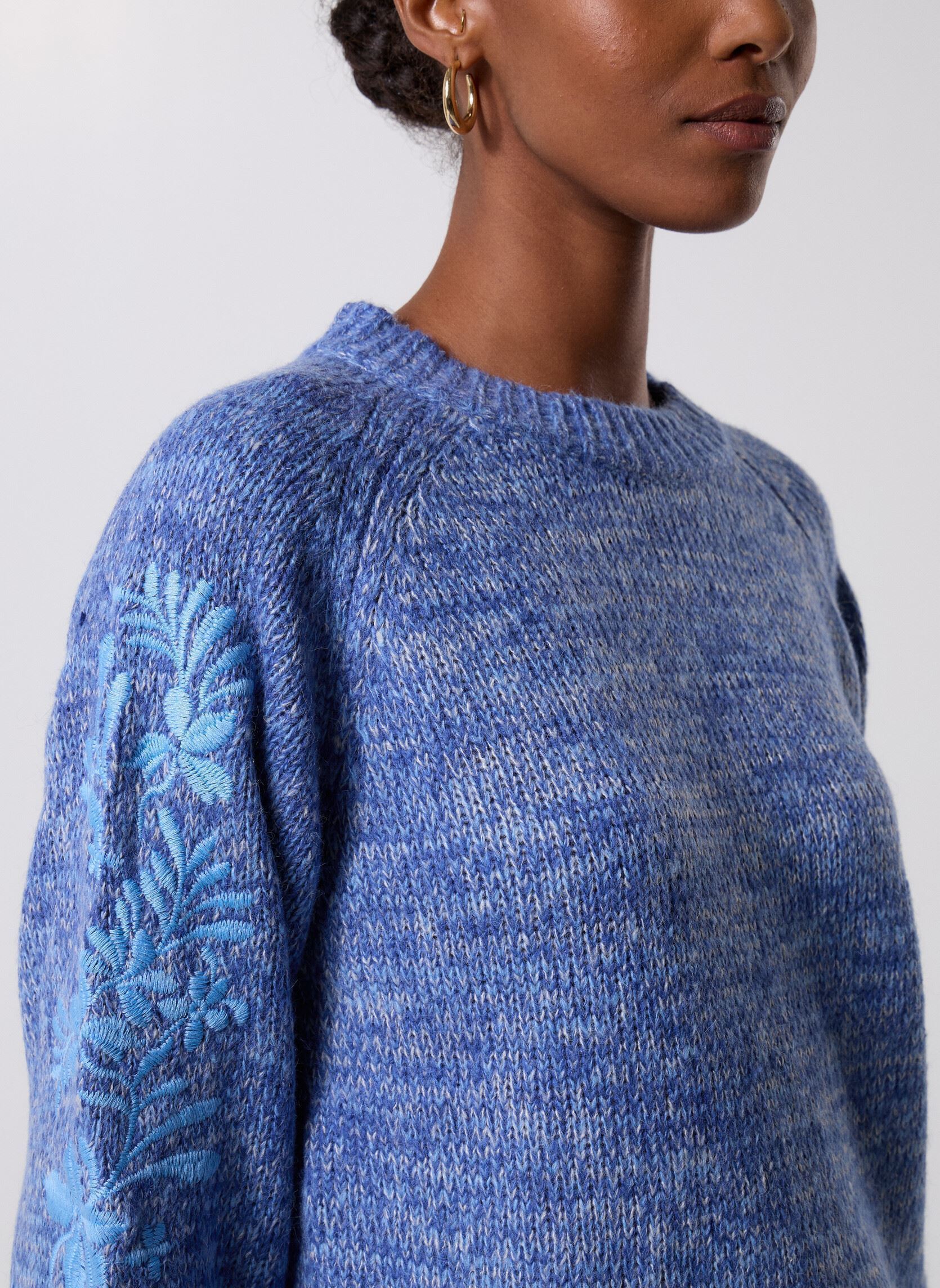 Pullover Maela damen blau La Petite Etoile Pullover Maela damen blau 20-BLEU
