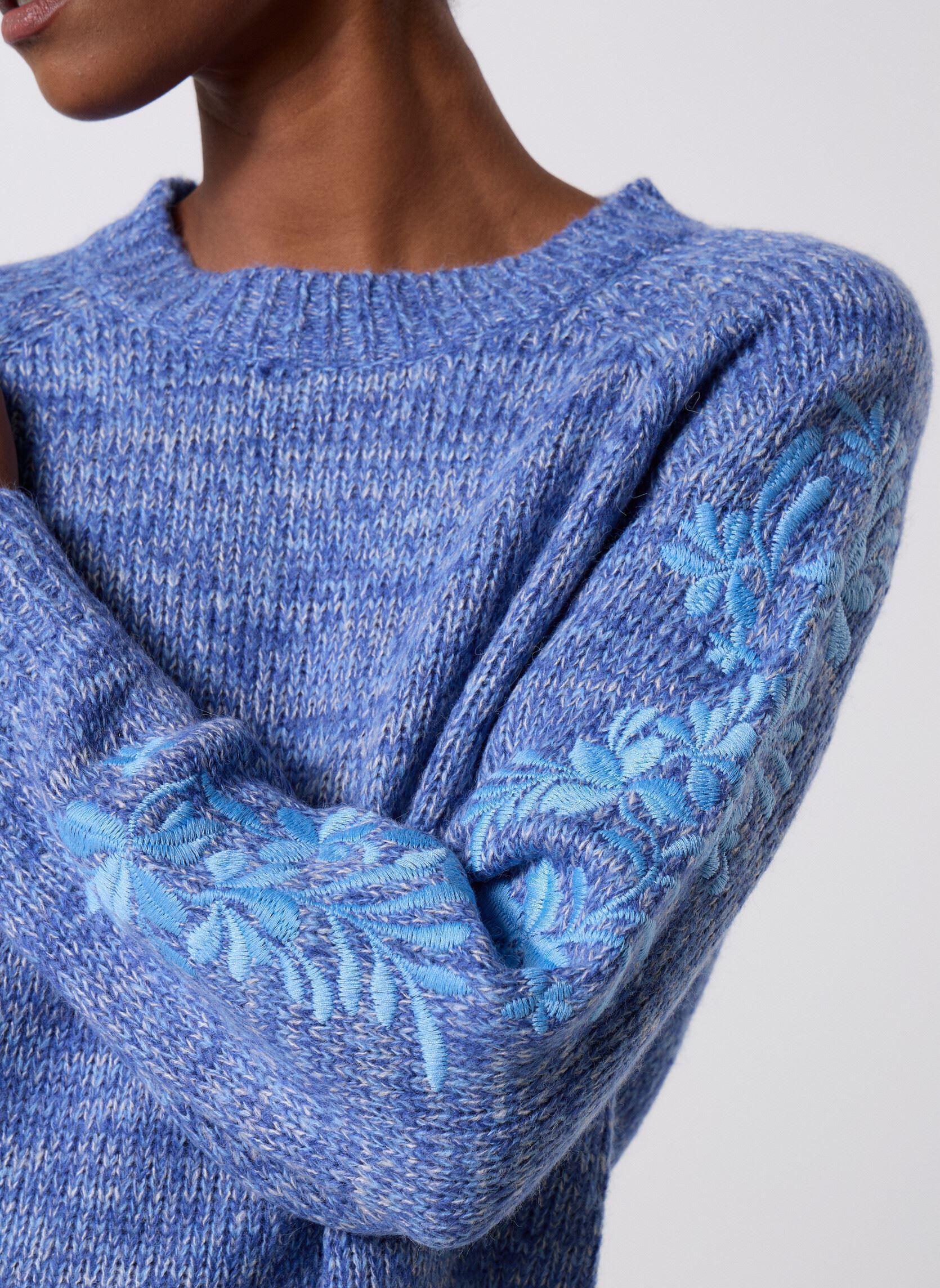 Pullover Maela damen blau La Petite Etoile Pullover Maela damen blau 20-BLEU