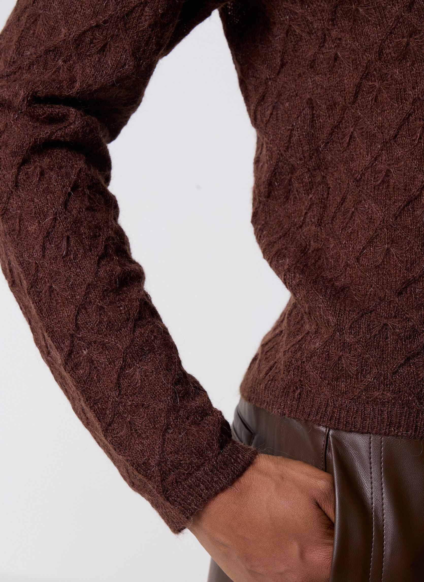 Strickjacken und Westen Meg damen braun La Petite Etoile Strickjacken und Westen Meg damen braun 16-MARRON