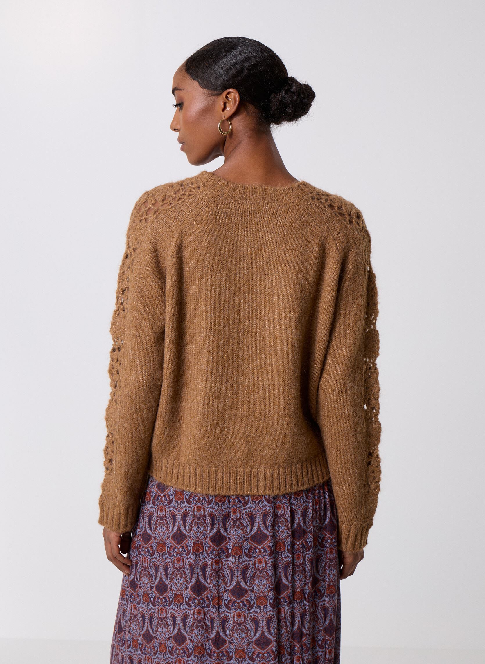 Pulls Melie femme marron La Petite Etoile Pulls Melie femme marron 15-CAMEL