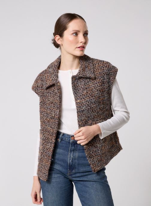 La Petite Etoile Vestes sans manches Vaya femme marron