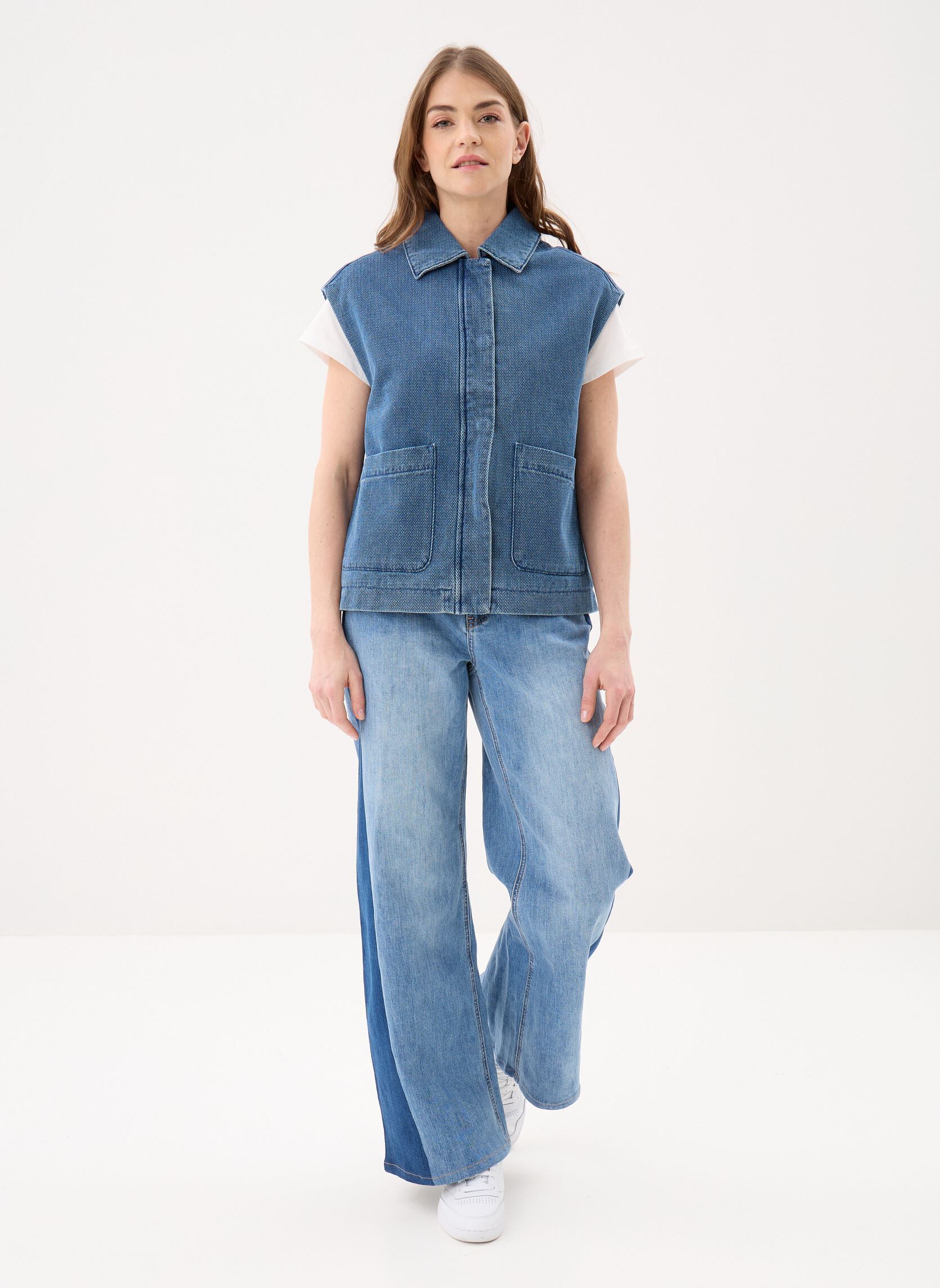 Westen Vaya damen blau La Petite Etoile Westen Vaya damen blau Double Wash