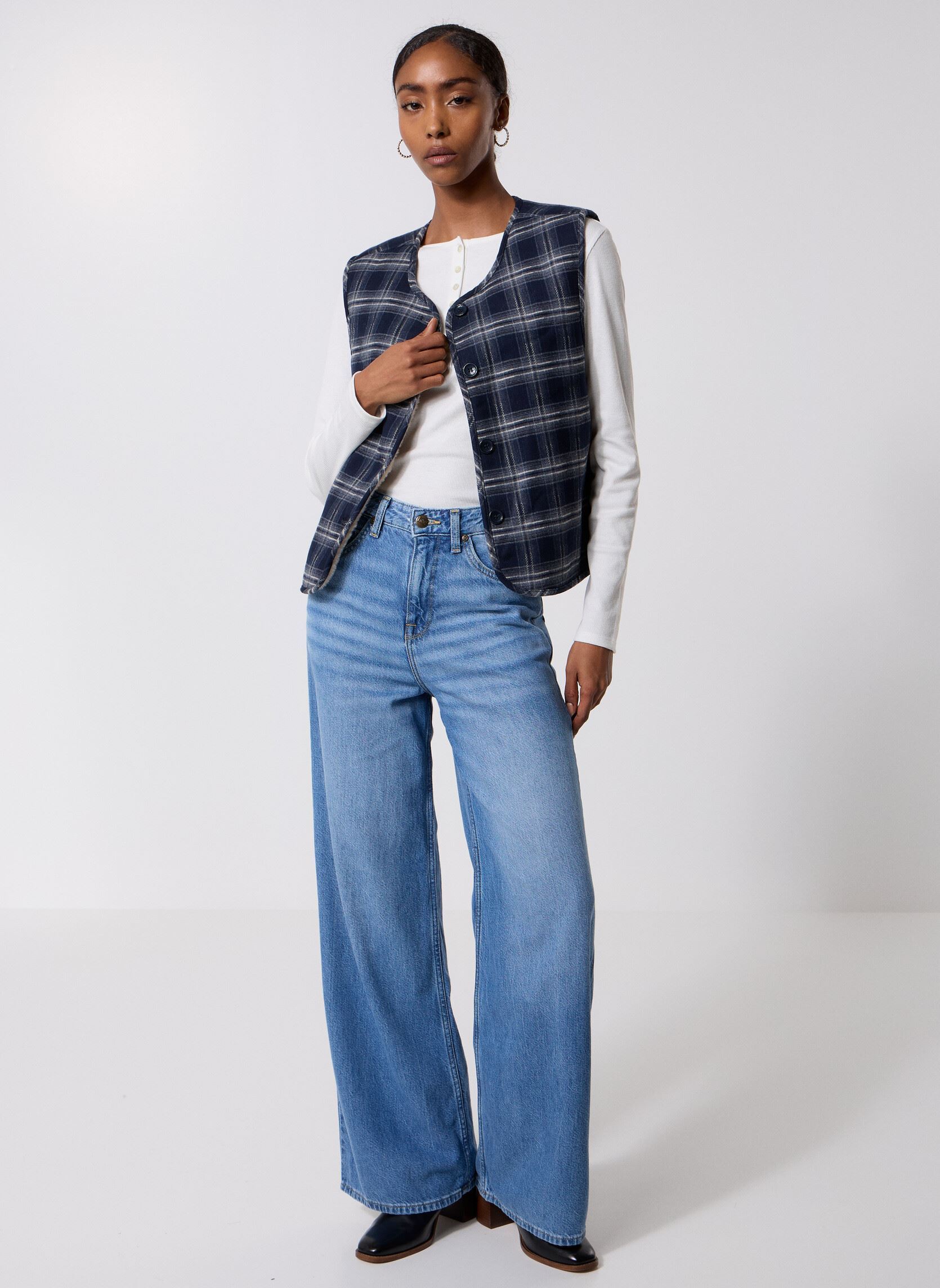Vestes sans manches Vinka femme bleu La Petite Etoile Vestes sans manches Vinka femme bleu 25-MARINE