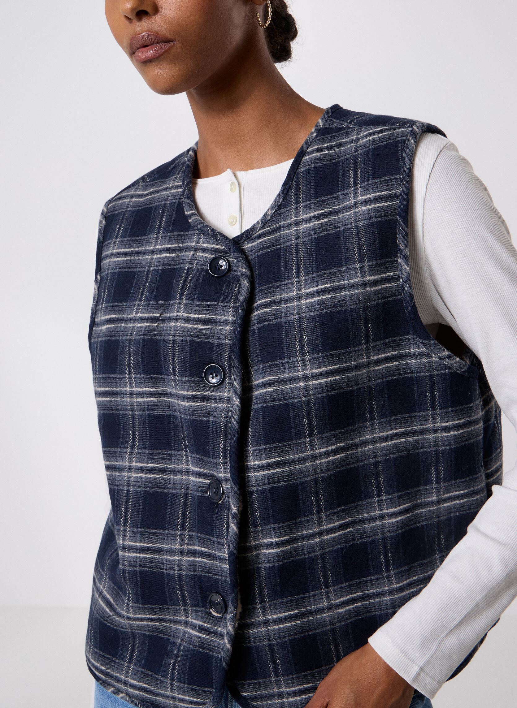 Vestes sans manches Vinka femme bleu La Petite Etoile Vestes sans manches Vinka femme bleu 25-MARINE