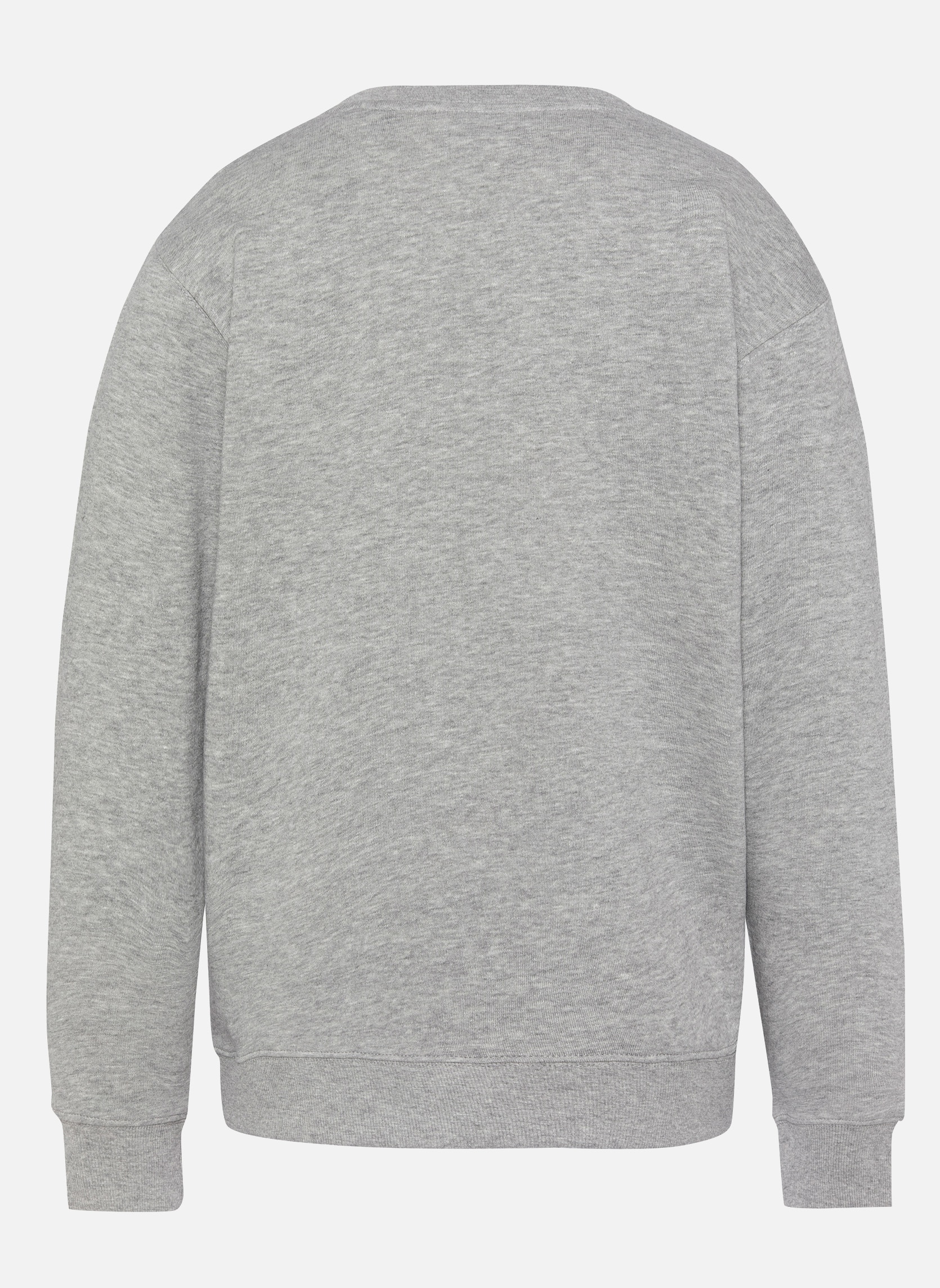 DESIGN - Sweat à capuche avec imprimé rectangulaire au dos - Gris