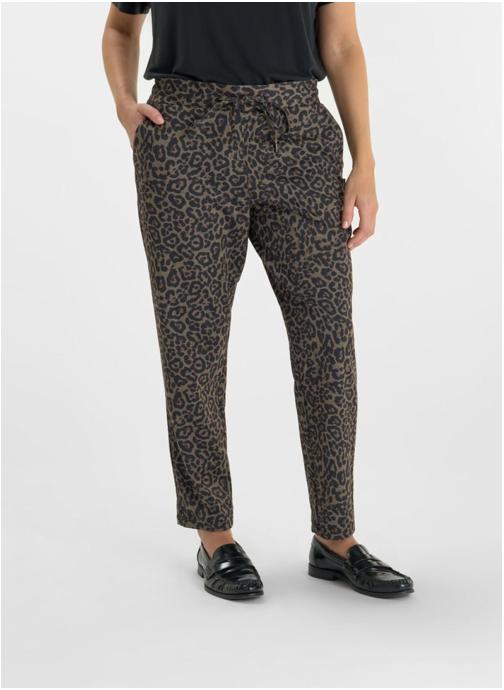 Le temps des cerises Pantalons droit Pantalon droite LEOPA Brown femme marron