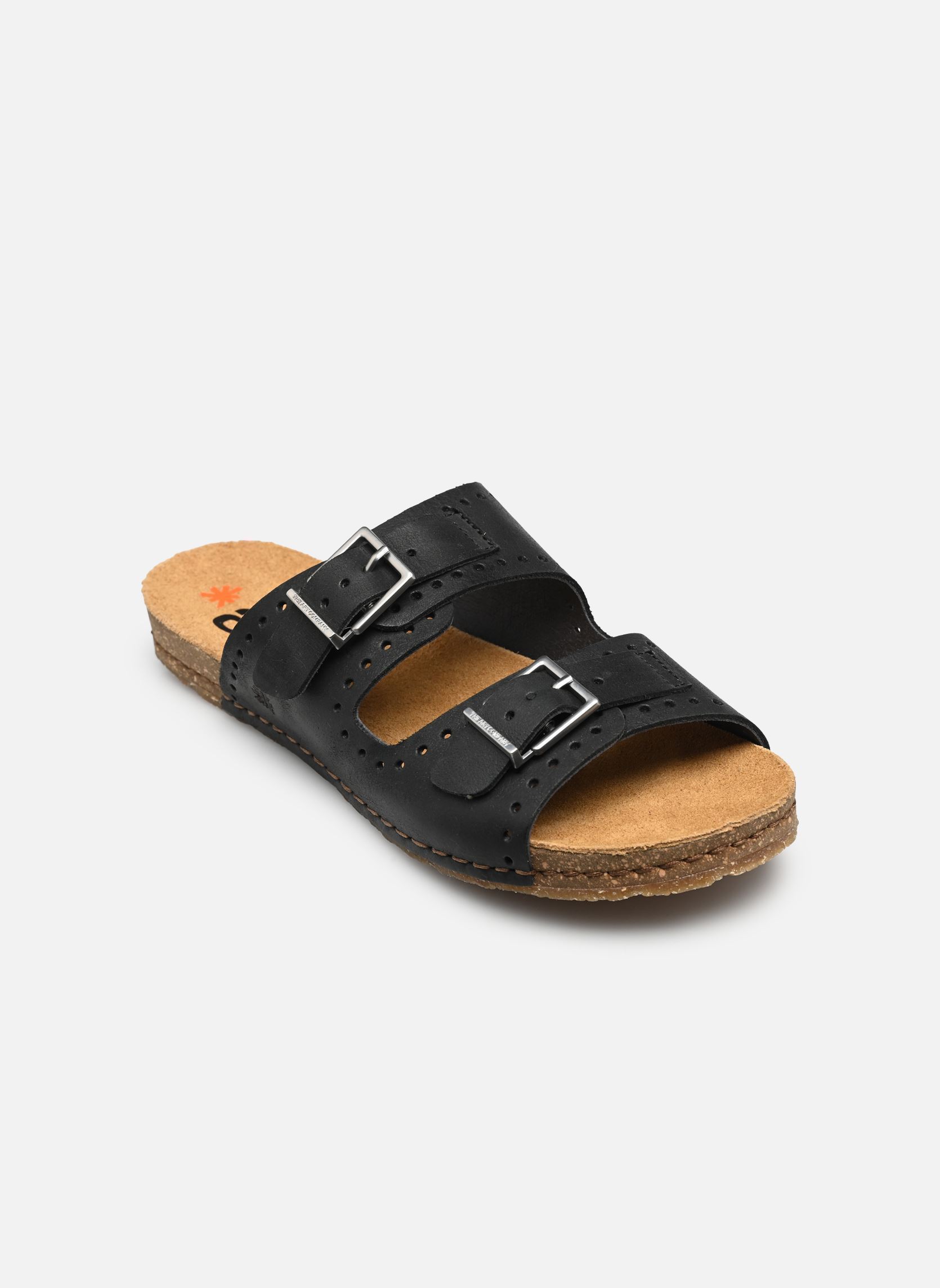 Mules et sabots CRETA 0127 femme noir Art Mules et sabots CRETA 0127 femme noir Black