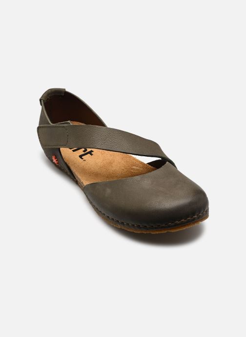 Art Platte sandalen CRETA 0384 dames groen