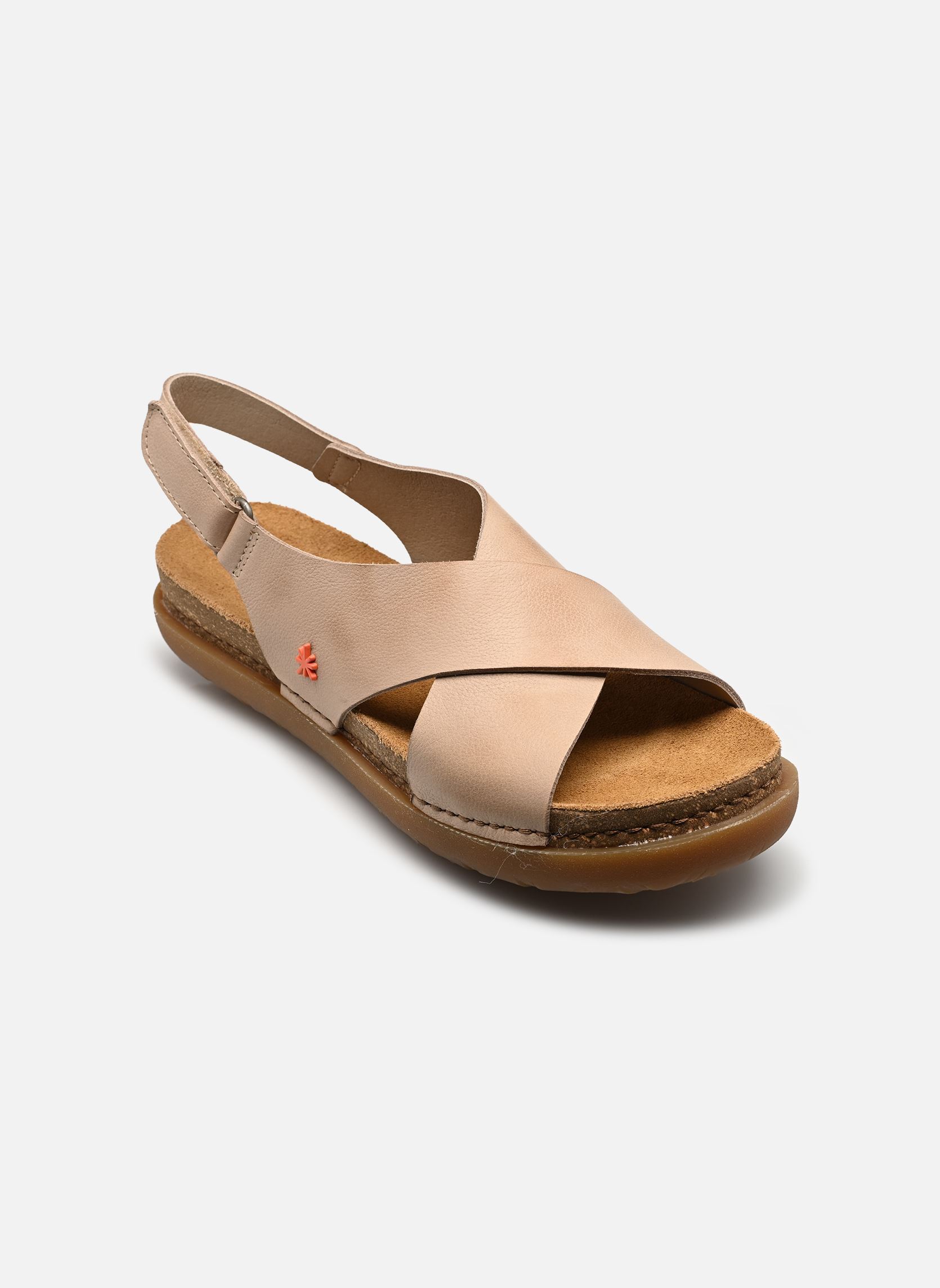 Sandales compensées et plateformes RHODES 1710S femme beige Art Sandales compensées et plateformes RHODES 1710S femme beige Cream