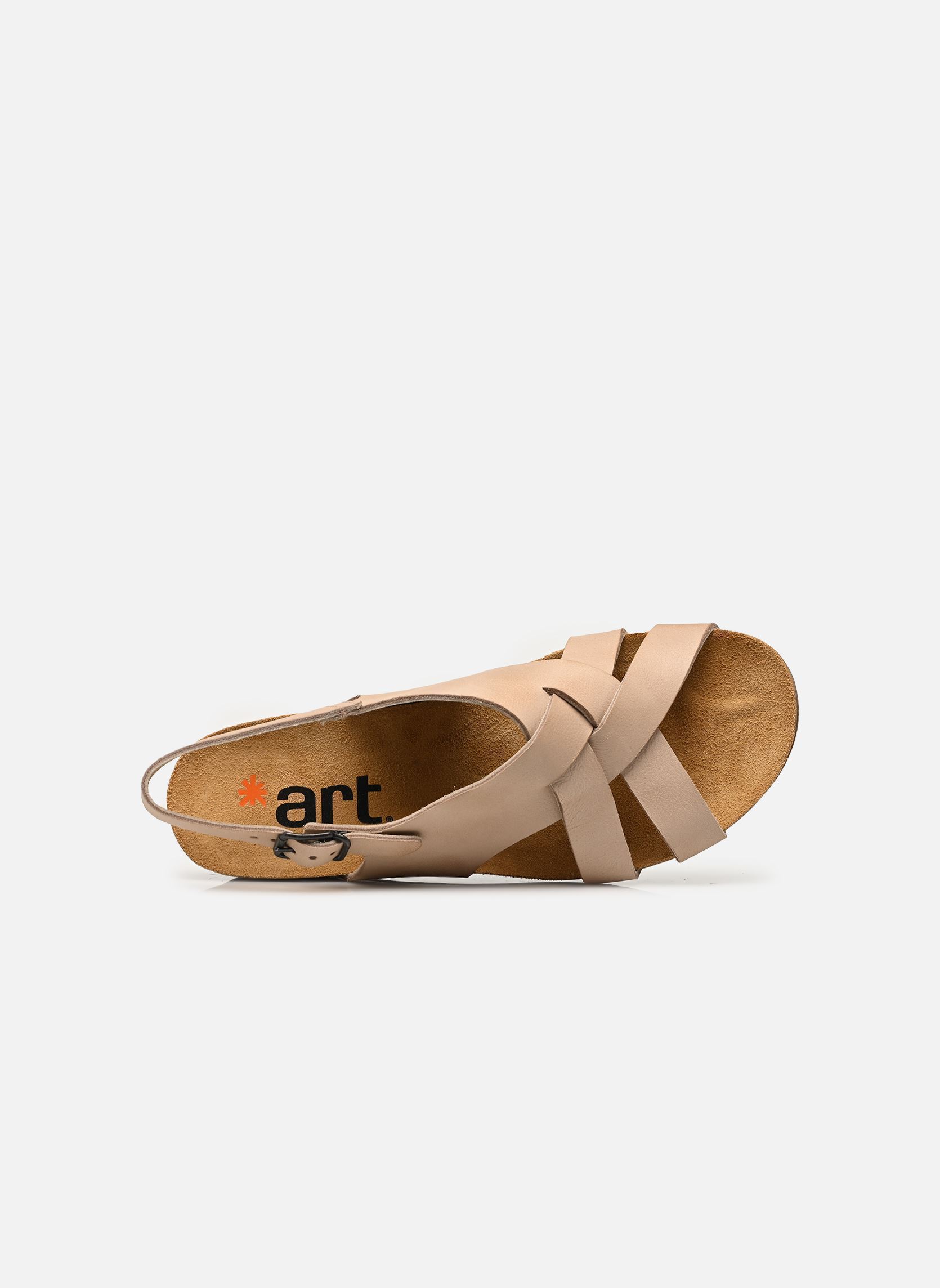 Sandalen met sleehak en plateau I LIVE 1934 dames beige Art Sandalen met sleehak en plateau I LIVE 1934 dames beige Cream