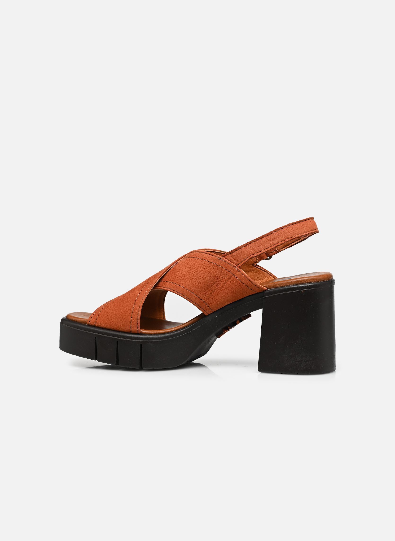 Sandalen EIVISSA 1990 dames oranje Art Sandalen EIVISSA 1990 dames oranje DARK ORANGE-BROWN
