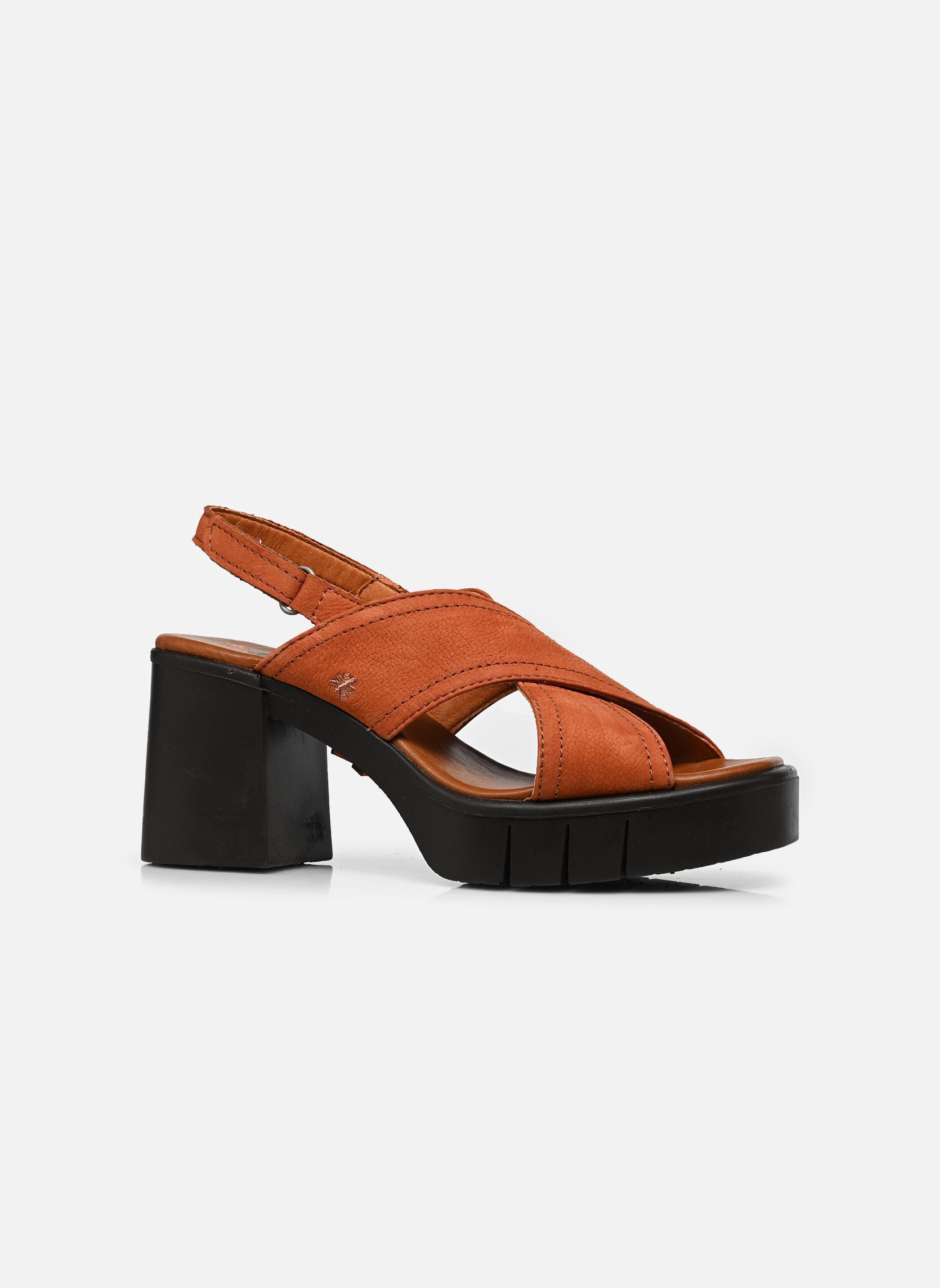 Sandalen EIVISSA 1990 dames oranje Art Sandalen EIVISSA 1990 dames oranje DARK ORANGE-BROWN