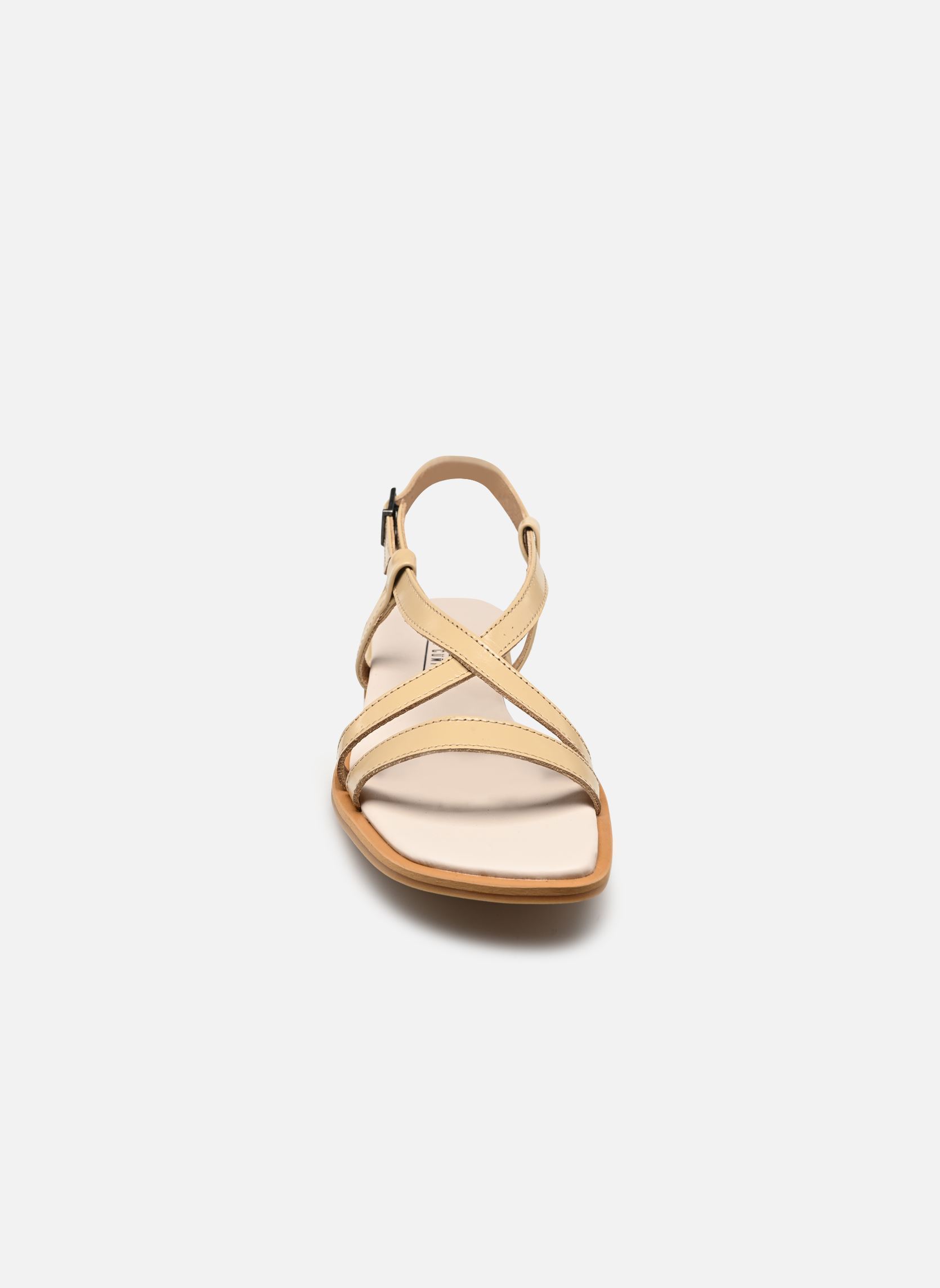 Platte sandalen BERGAMO 2001 dames beige Art Platte sandalen BERGAMO 2001 dames beige Champagne