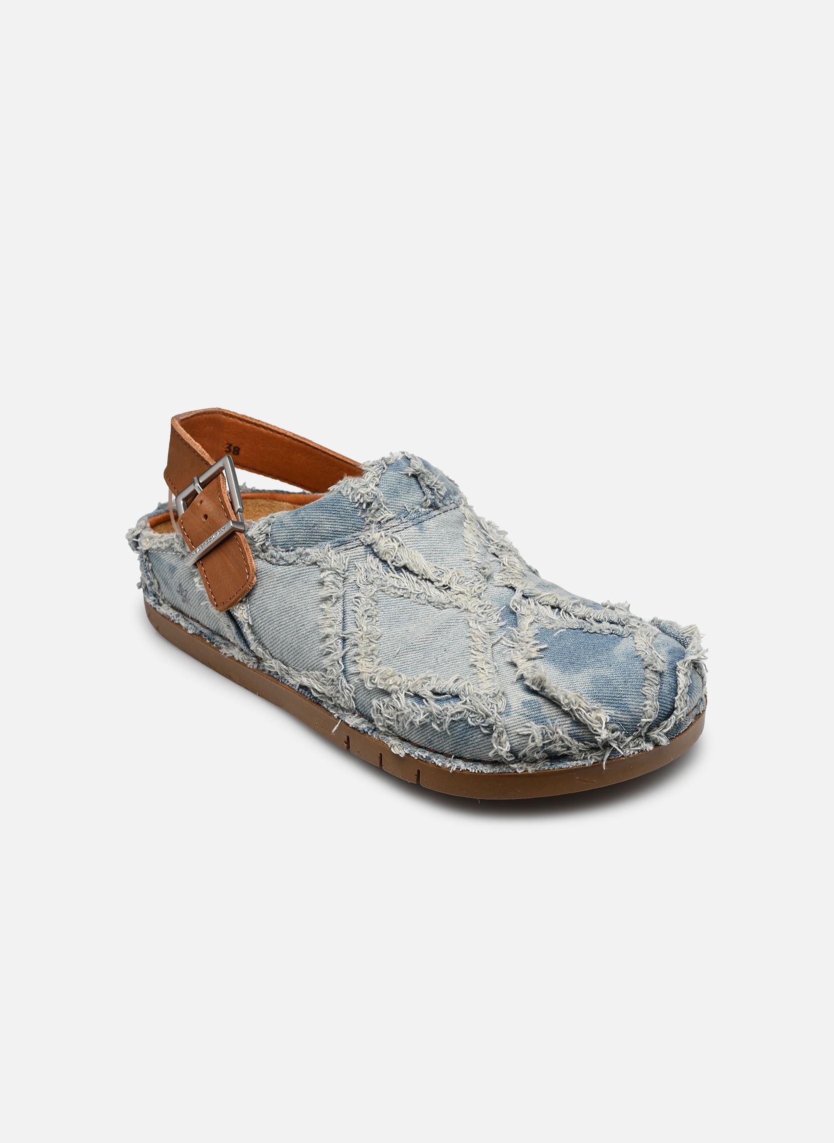Flache Sandalen KASSEL 2024S damen blau Art Flache Sandalen KASSEL 2024S damen blau DENIM-CUERO