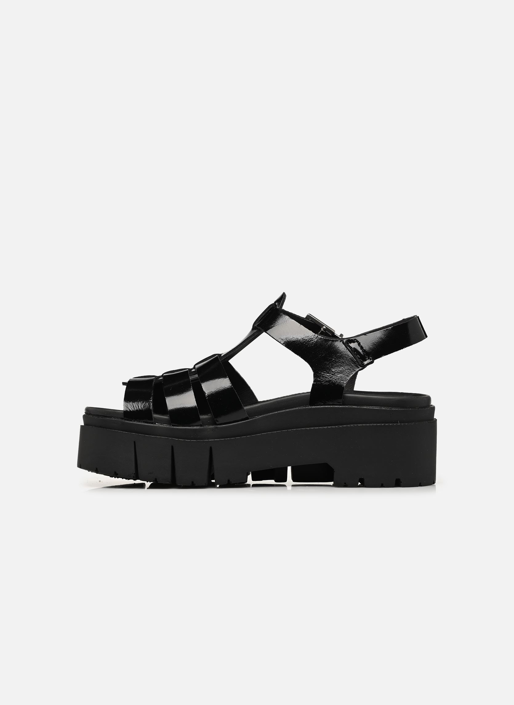 Sandales compensées et plateformes LEEDS 2042 femme noir Art Sandales compensées et plateformes LEEDS 2042 femme noir Black