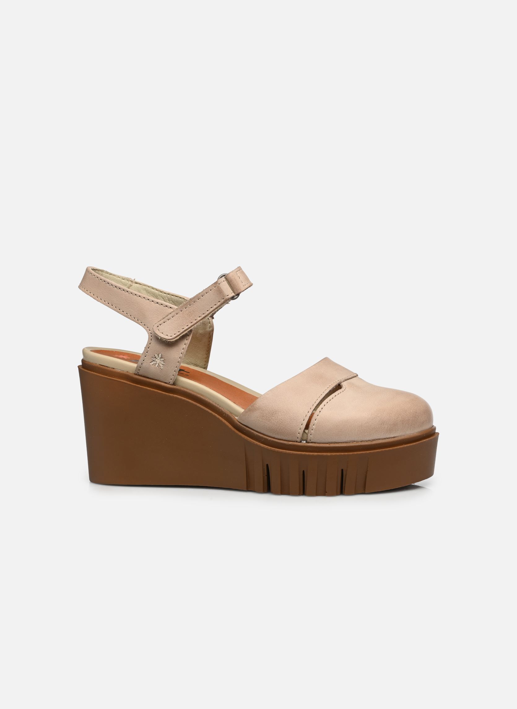 Sandalen met sleehak en plateau CATANIA 2083 dames beige Art Sandalen met sleehak en plateau CATANIA 2083 dames beige Cream