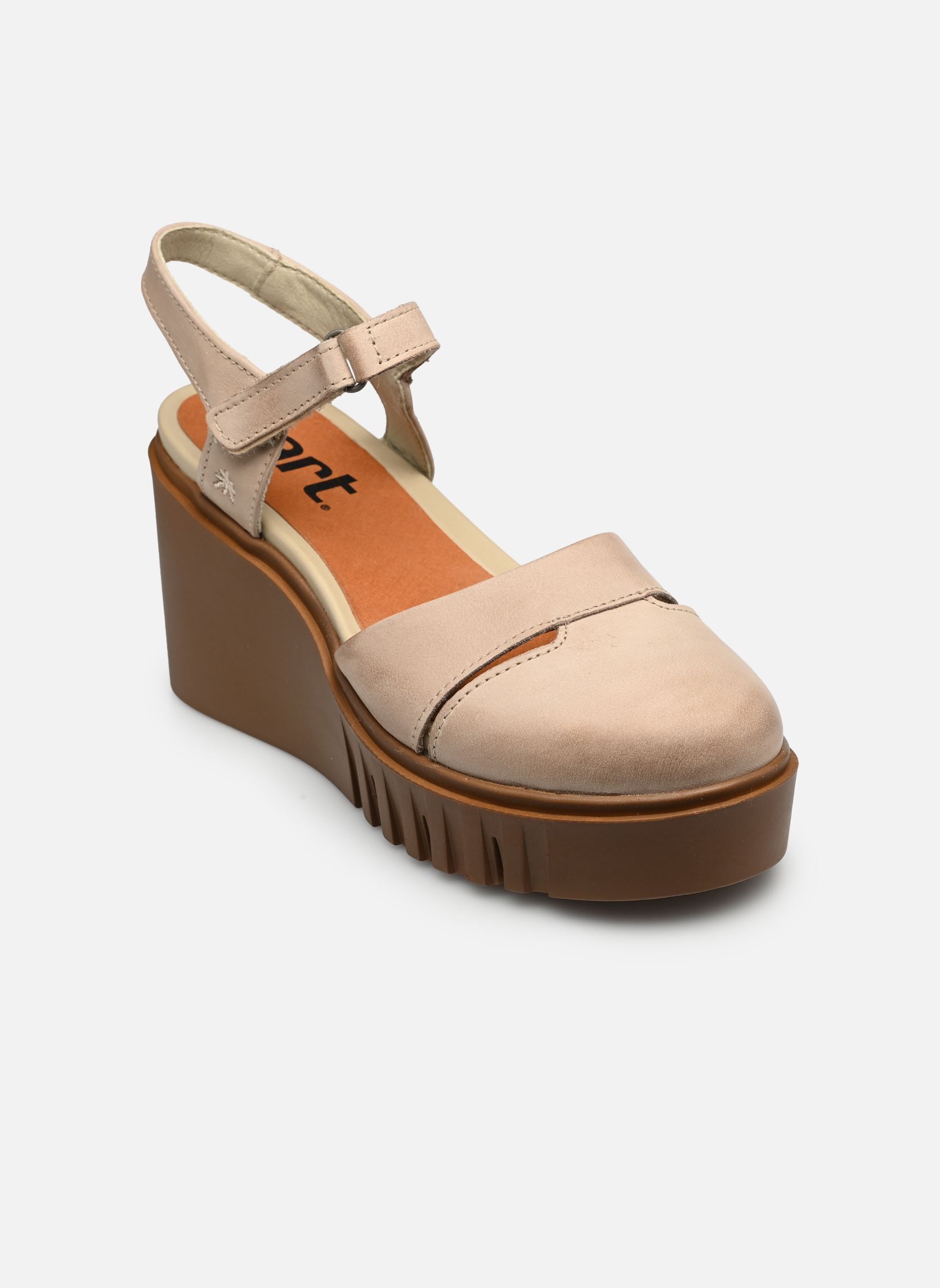 Sandalen met sleehak en plateau CATANIA 2083 dames beige Art Sandalen met sleehak en plateau CATANIA 2083 dames beige Cream