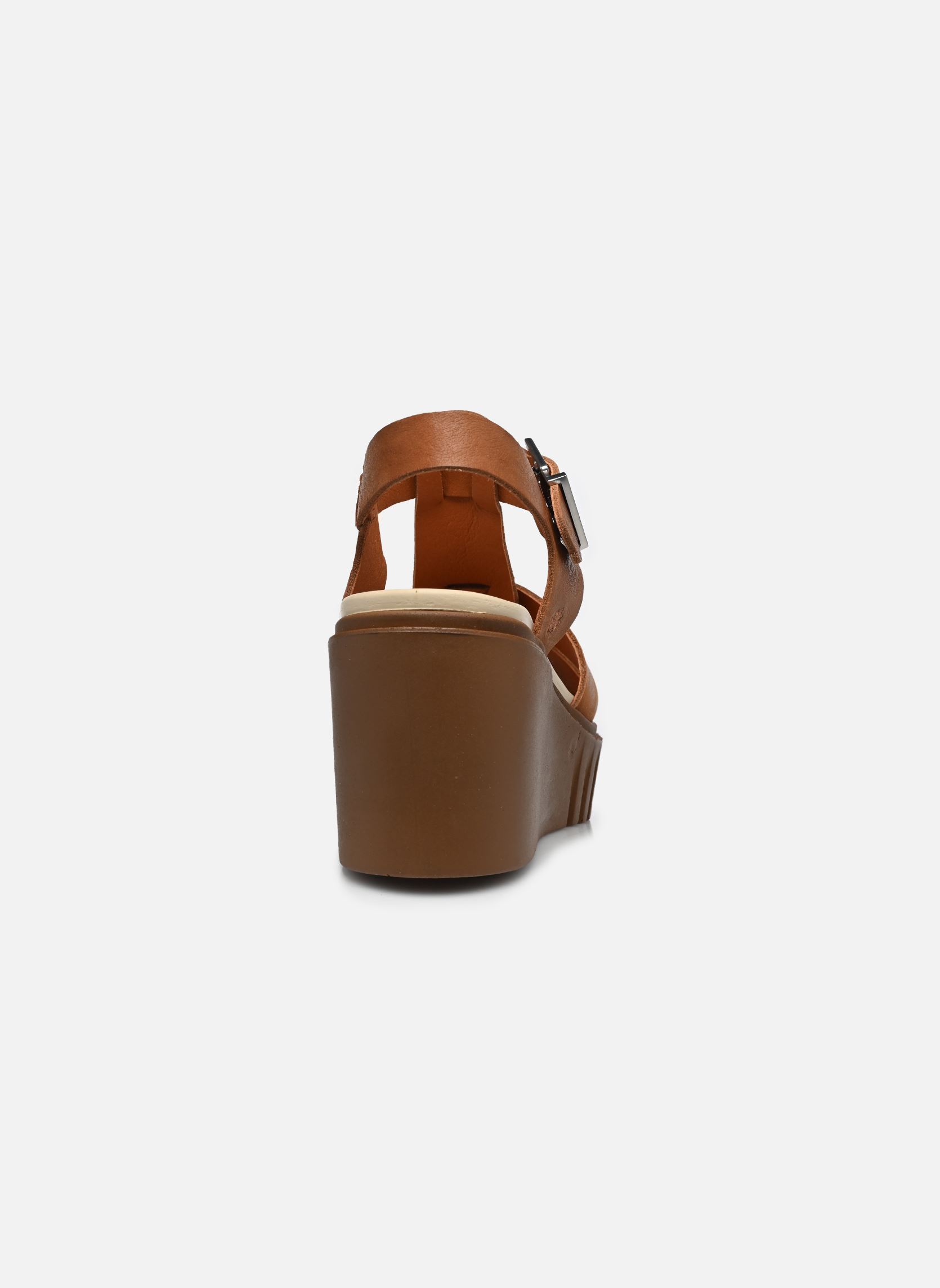 Sandalen met sleehak en plateau CATANIA 2084 dames bruin Art Sandalen met sleehak en plateau CATANIA 2084 dames bruin Cuero