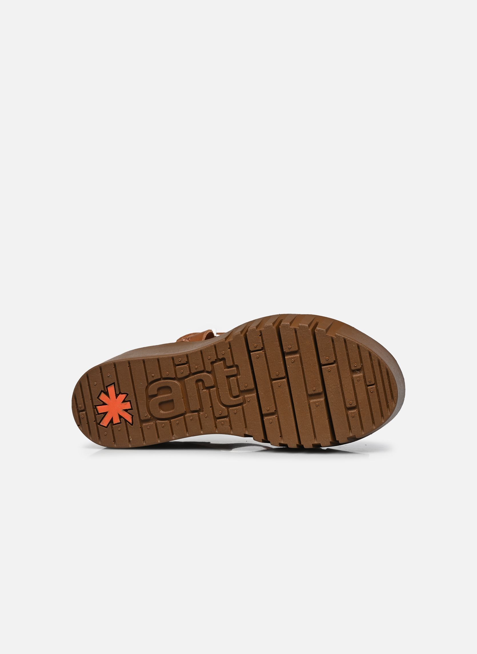 Sandalen met sleehak en plateau CATANIA 2084 dames bruin Art Sandalen met sleehak en plateau CATANIA 2084 dames bruin Cuero