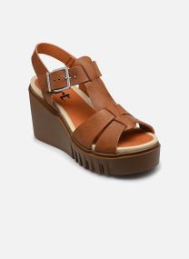 Sandalen met sleehak en plateau CATANIA 2084 dames groen
