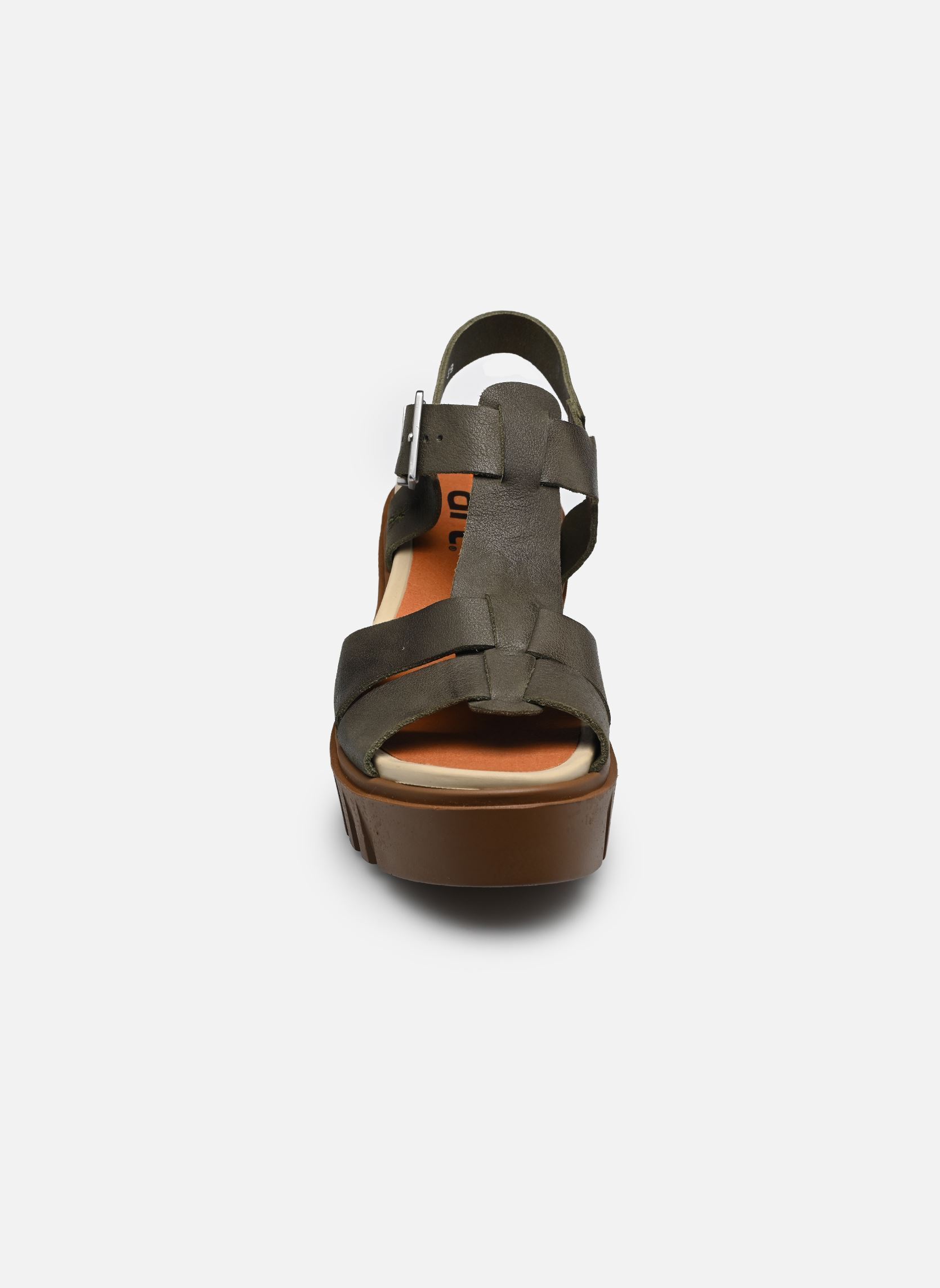 Sandalen met sleehak en plateau CATANIA 2084 dames groen Art Sandalen met sleehak en plateau CATANIA 2084 dames groen Kaki