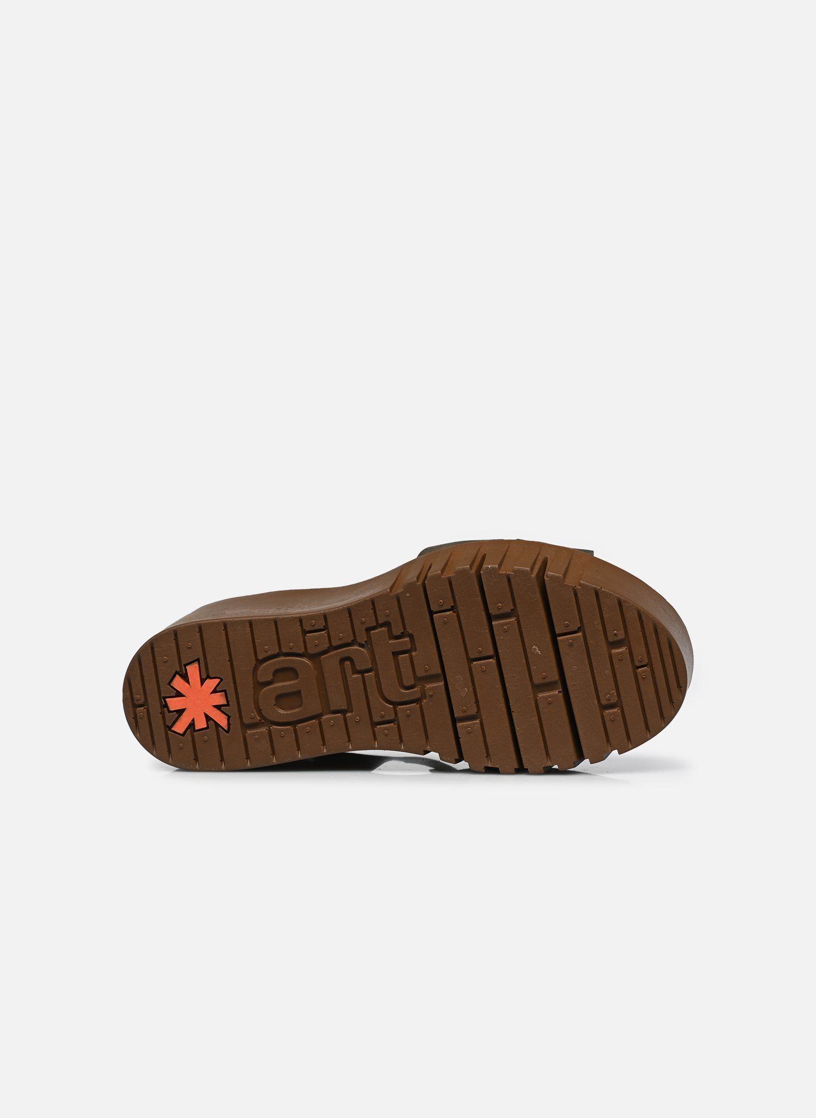 Sandalen met sleehak en plateau CATANIA 2084 dames groen Art Sandalen met sleehak en plateau CATANIA 2084 dames groen Kaki