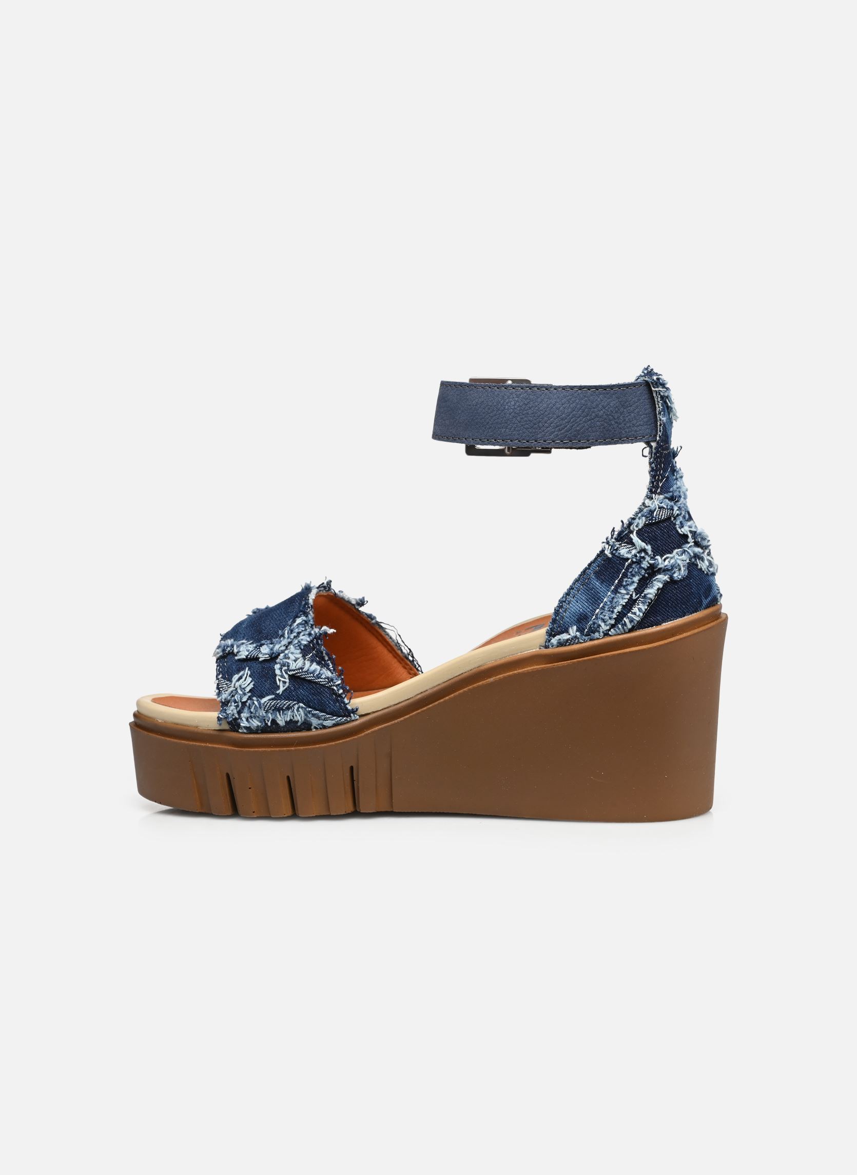Sandali con zeppa e plateau CATANIA 2085S donna blu Art Sandali con zeppa e plateau CATANIA 2085S donna blu Ocean