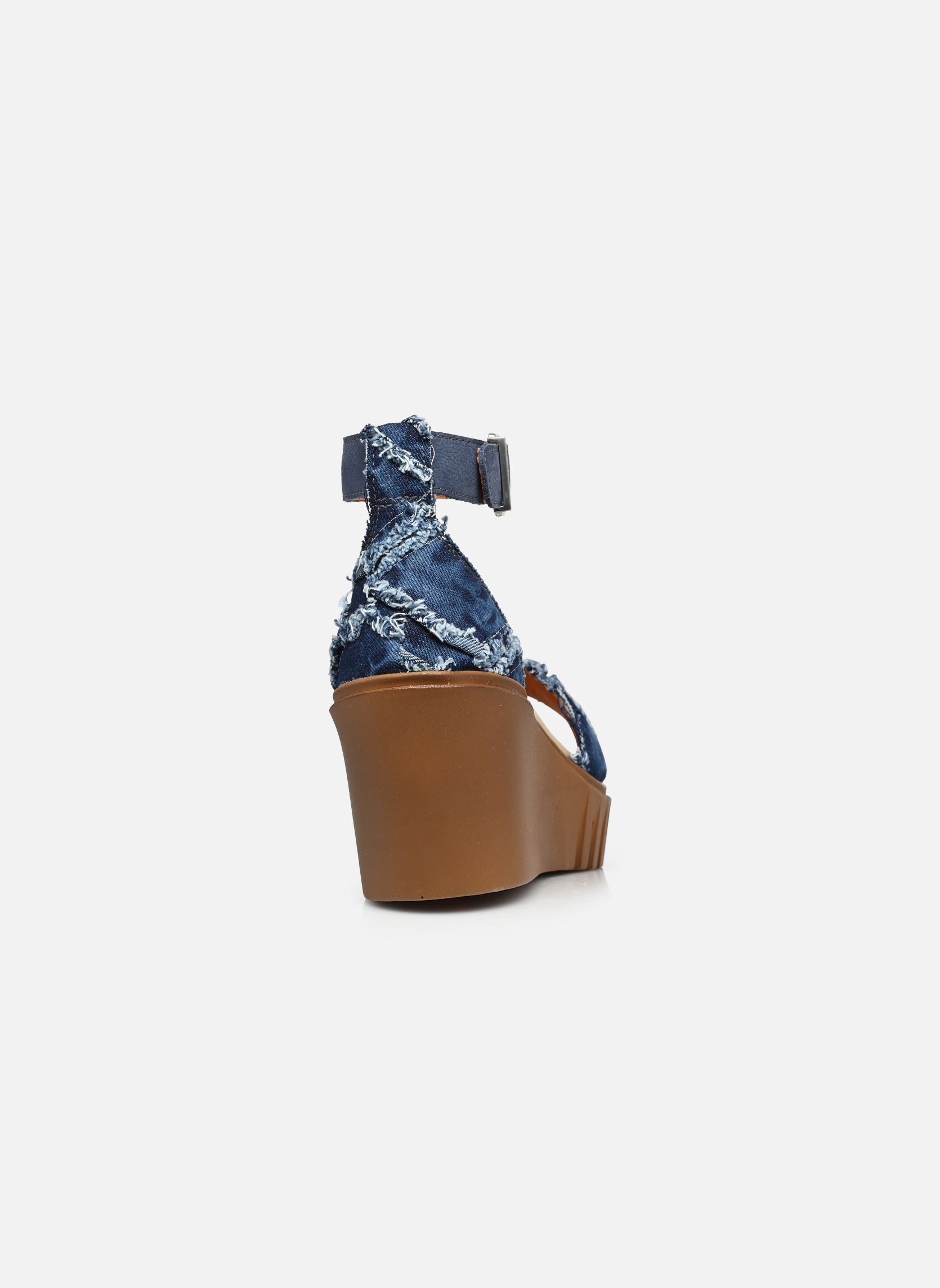 Sandali con zeppa e plateau CATANIA 2085S donna blu Art Sandali con zeppa e plateau CATANIA 2085S donna blu Ocean