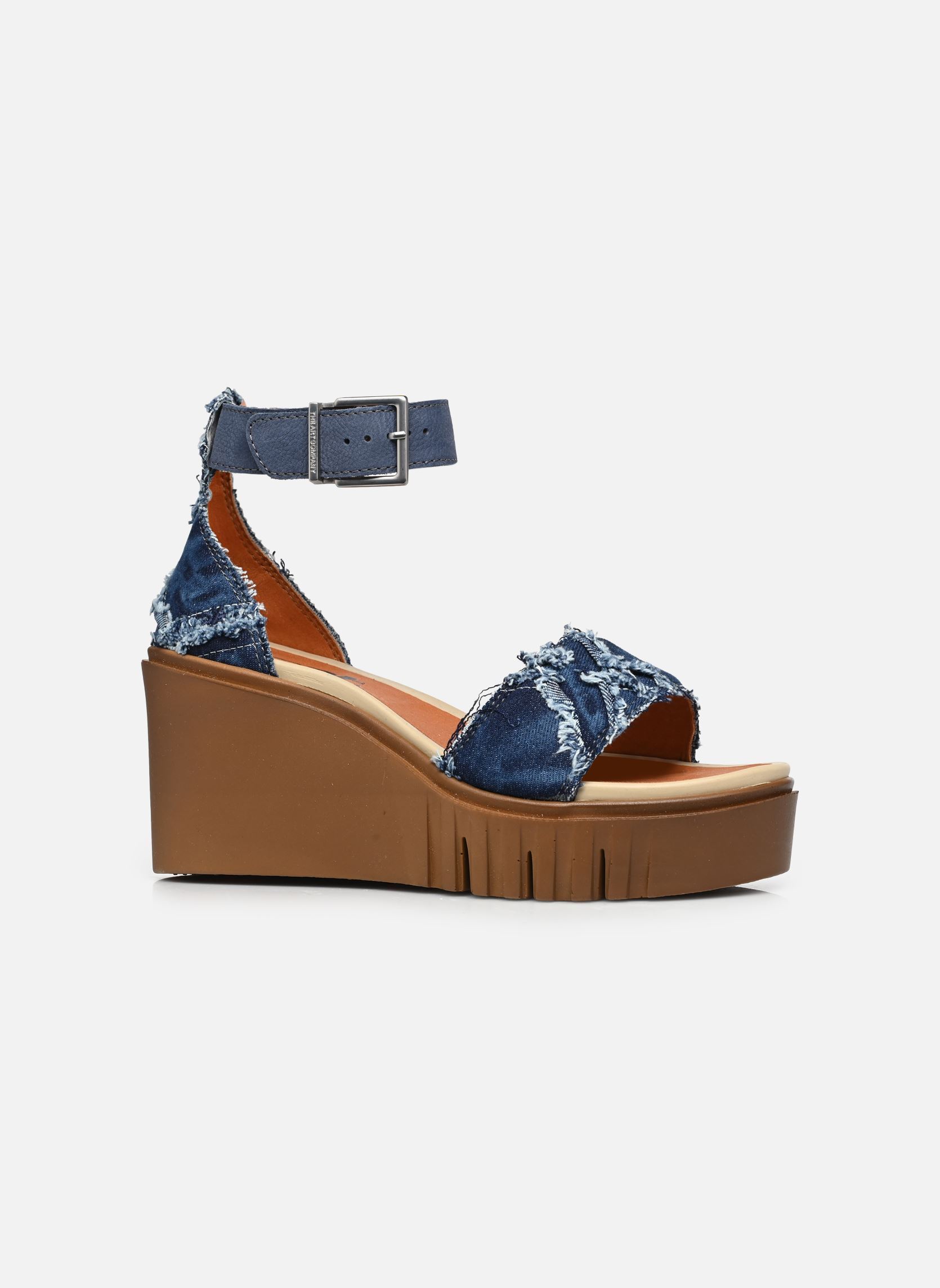 Sandali con zeppa e plateau CATANIA 2085S donna blu Art Sandali con zeppa e plateau CATANIA 2085S donna blu Ocean